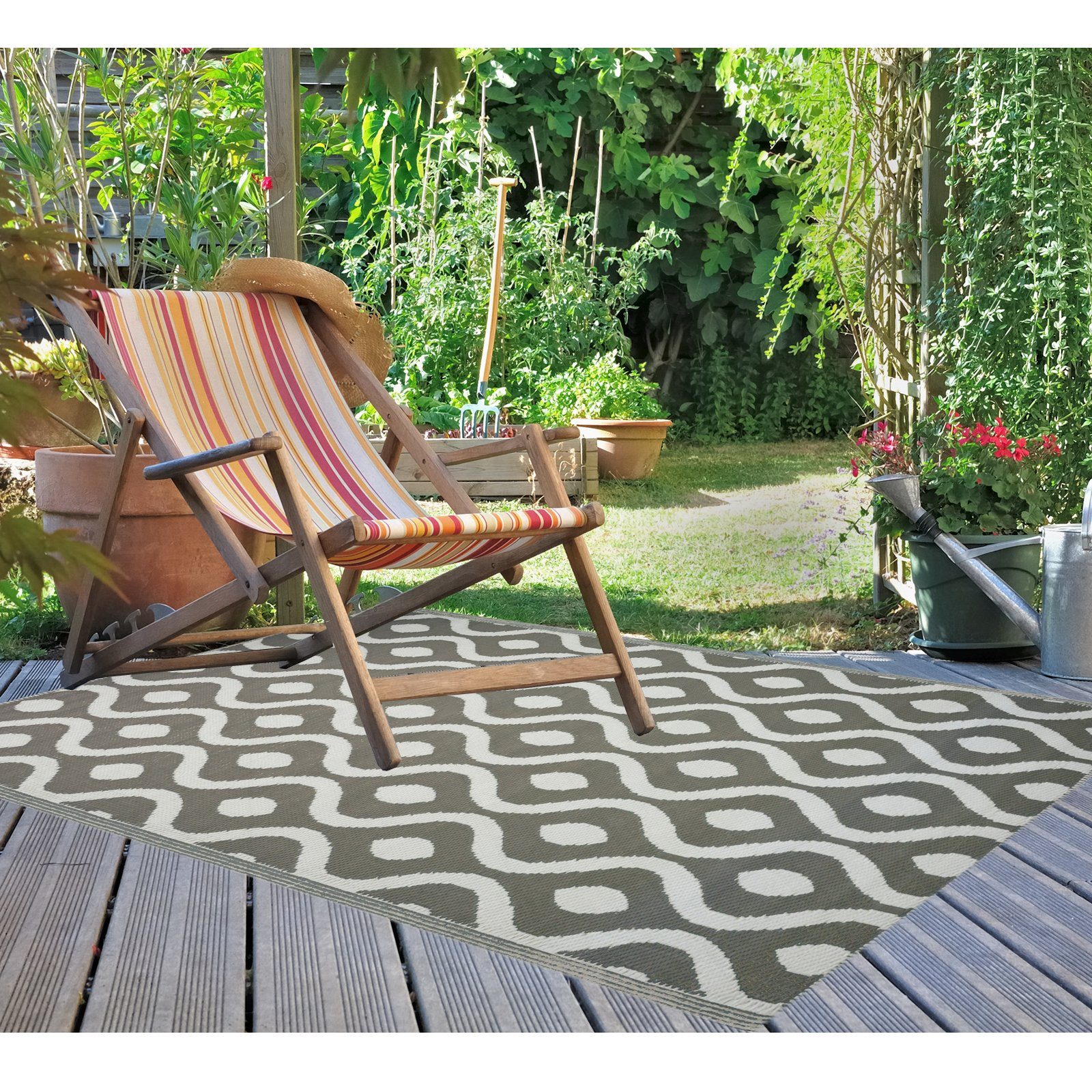 JEMIDI Outdoorteppich Outdoor-Teppich - Balkon- & günstig online kaufen