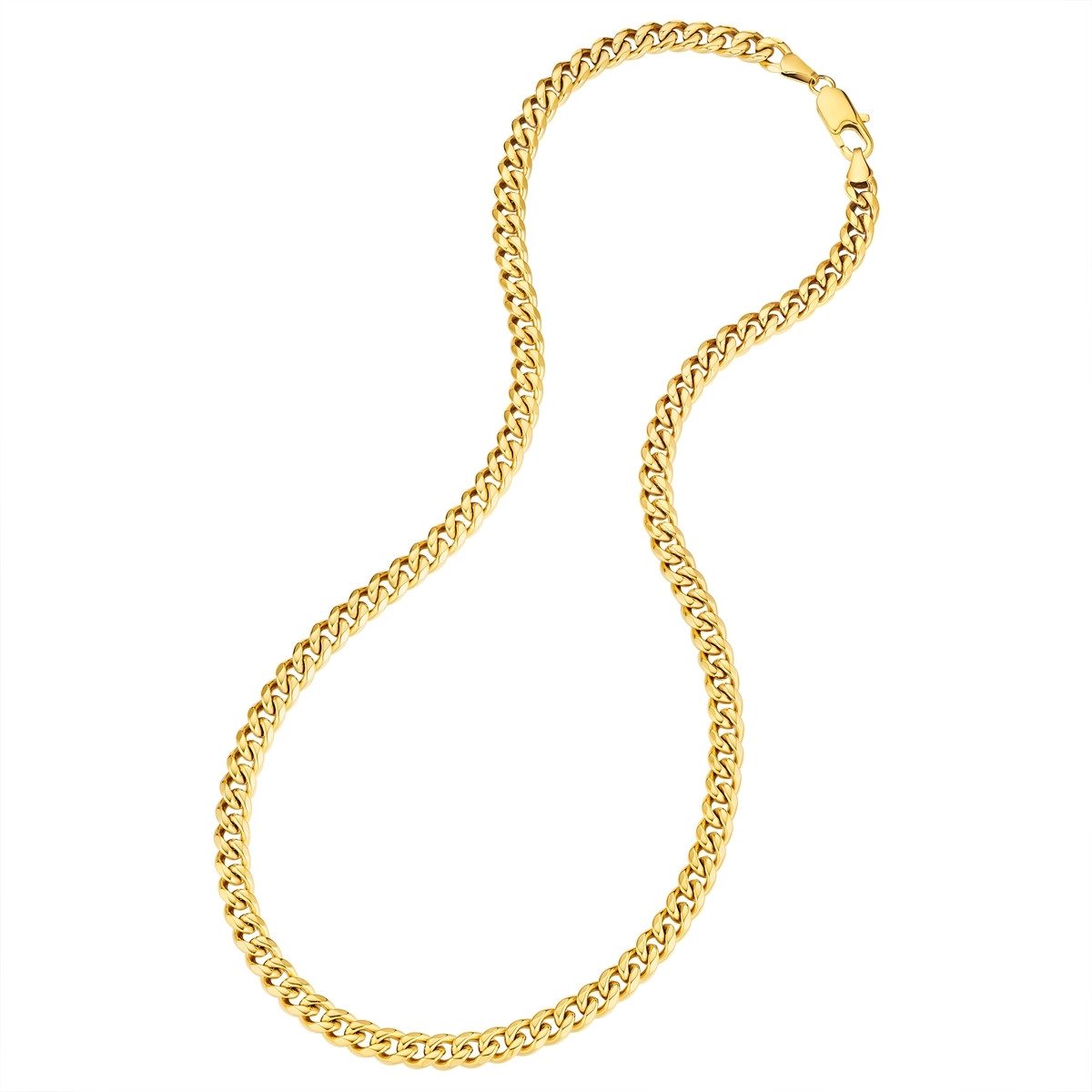 True Rebels Edelstahlkette gelbgold