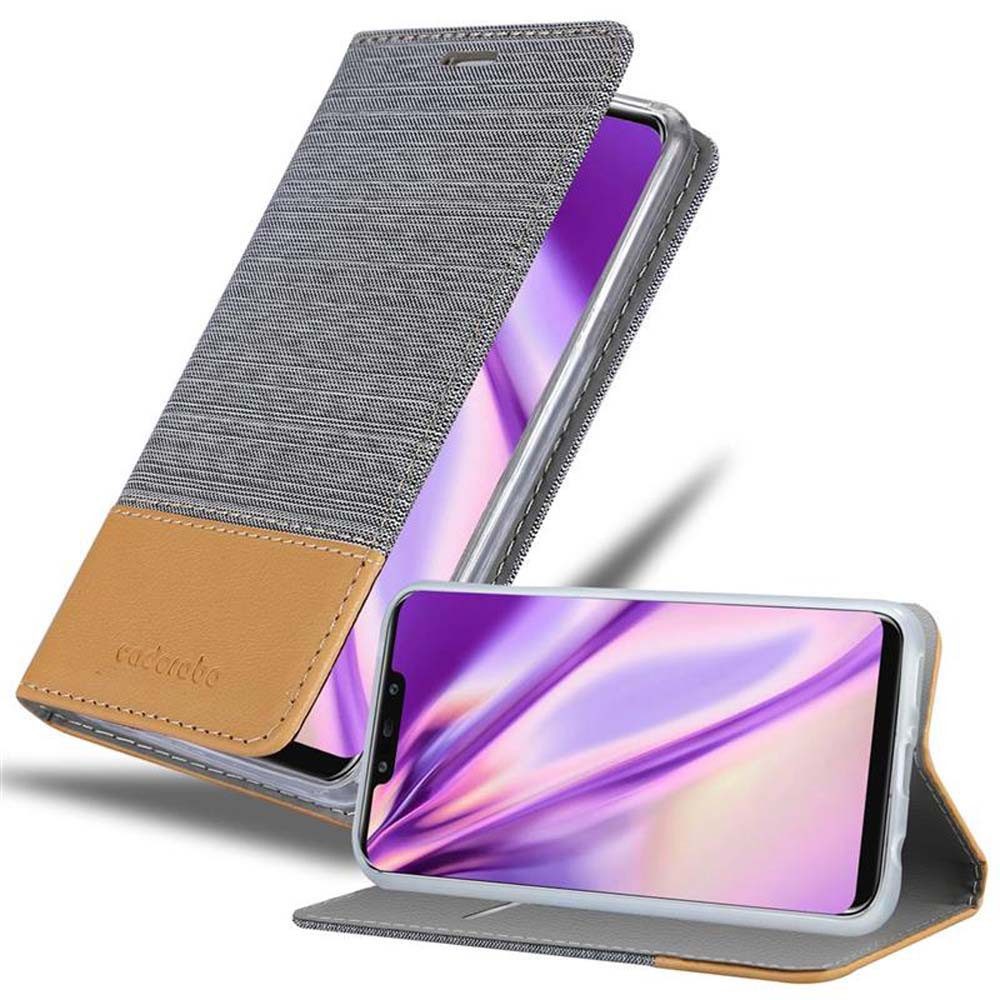 Cadorabo Handyhülle für Huawei MATE 20 LITE Hülle Huawei MATE 20 LITE, Klappbare Handy Schutzhülle - Hülle - mit Standfunktion und Kartenfach