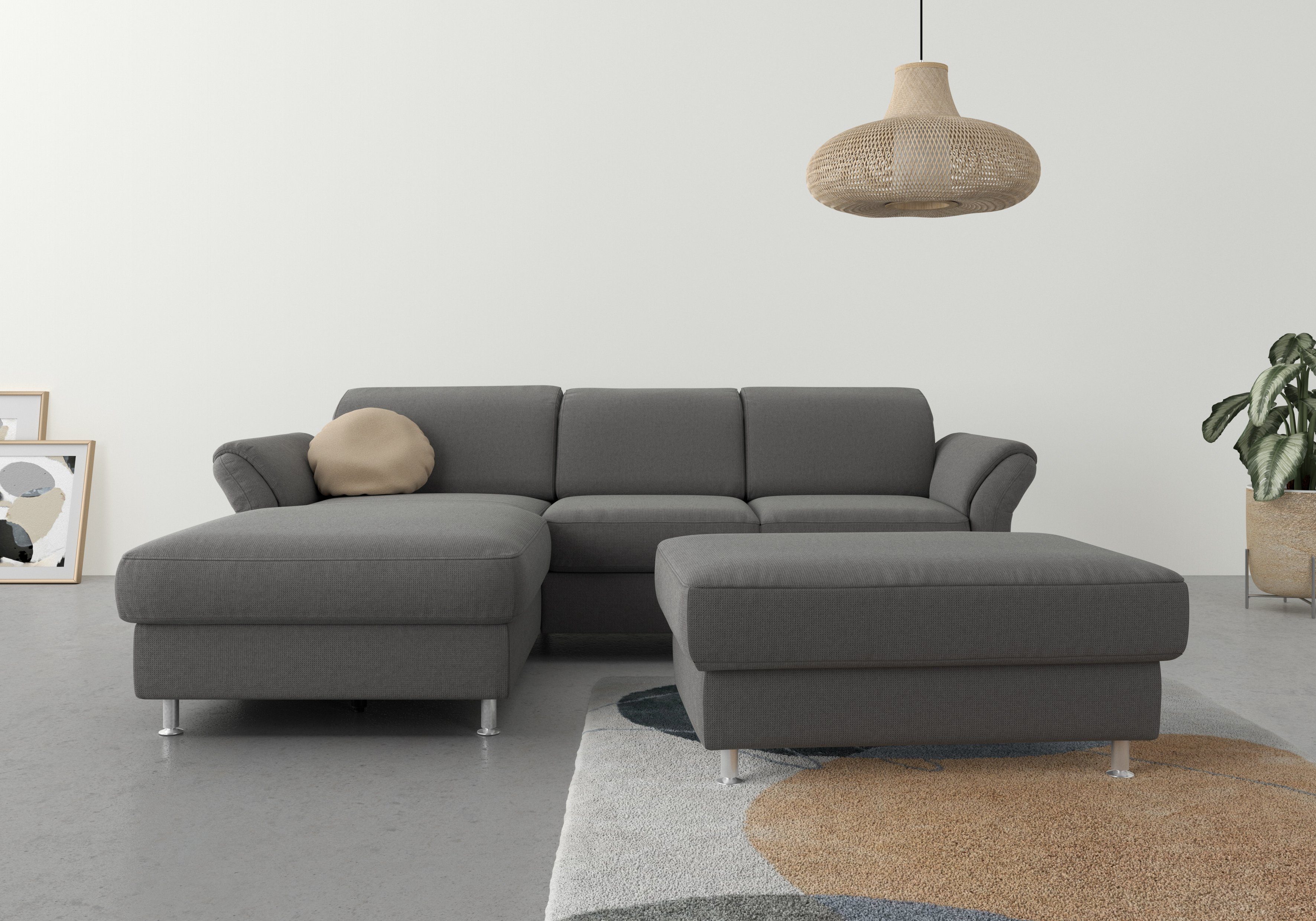 sit&more Ecksofa Apulia L-Form, wahlweise Bettfunktion, günstig online kaufen