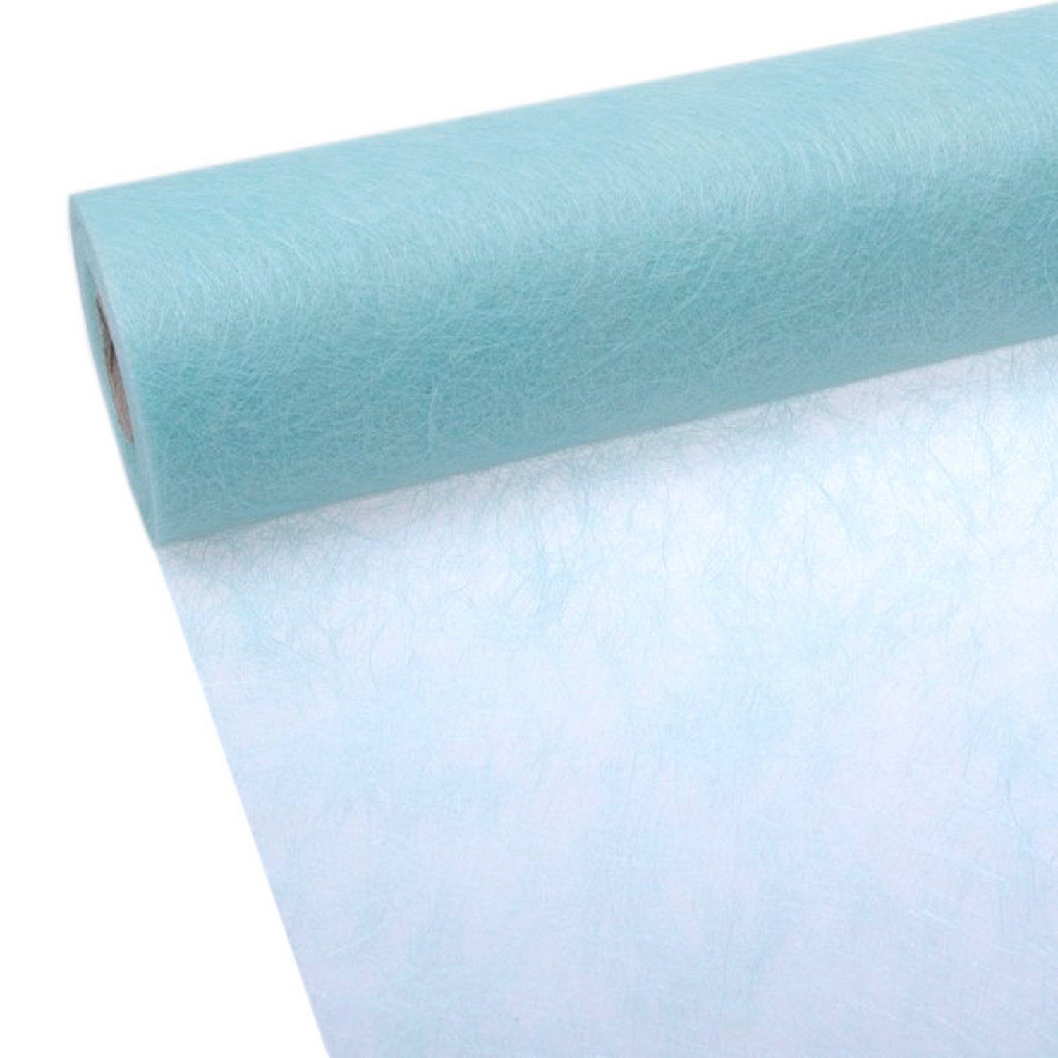 Tischläufer Tischband Eisblau 7,9cm Rolle 50 Meter 60 043-R 079
