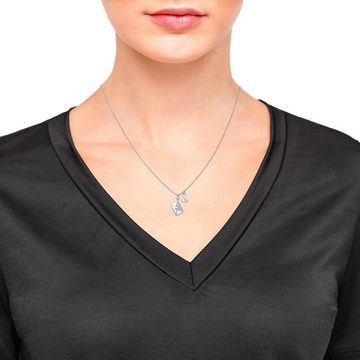 s.Oliver Silberkette für Damen, 925 Sterling Silber, Zirkonia synth., Briefumschlag (1-tlg., Kette mit Anhänger)