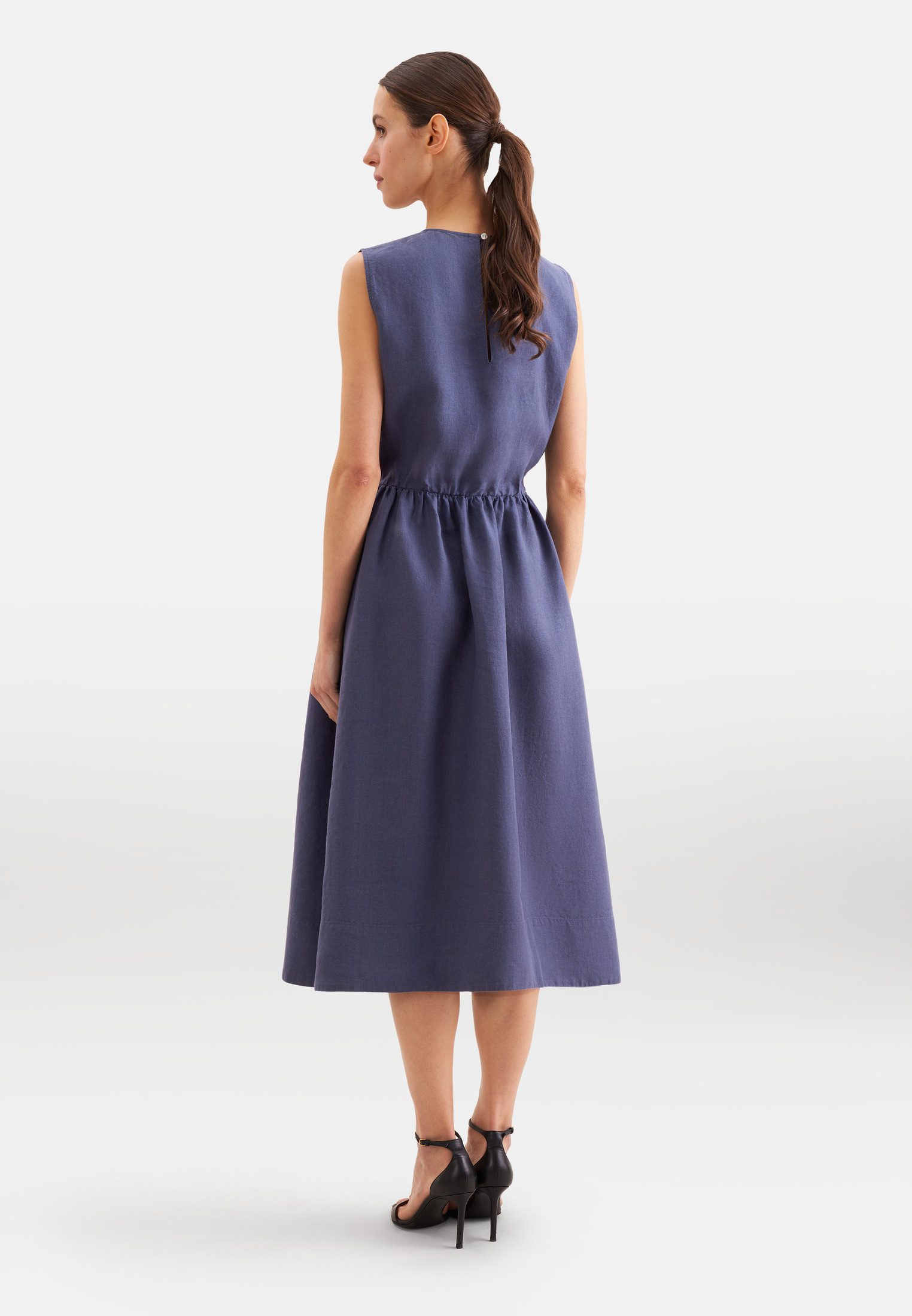 seidensticker Sommerkleid Ohne Arm Rundhals Uni