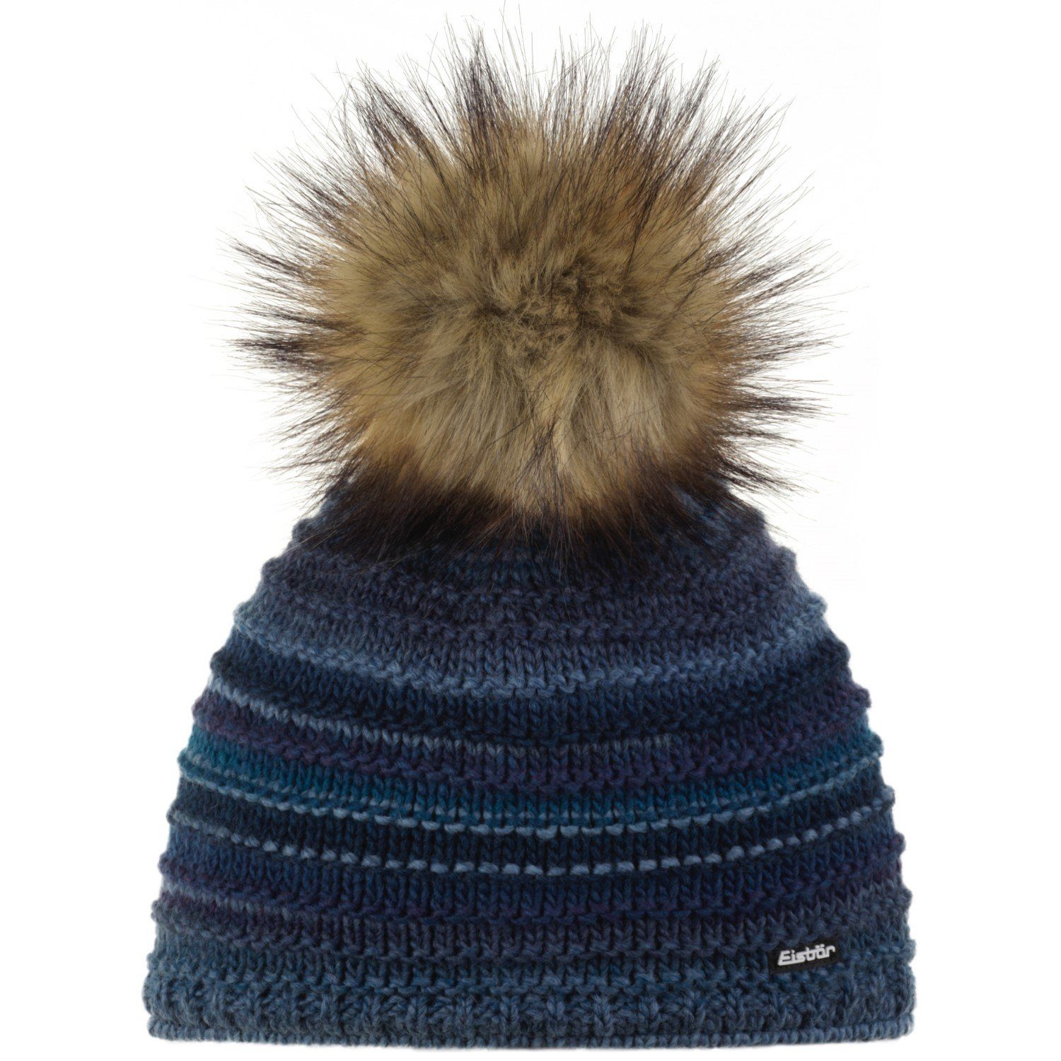Eisbär Strickmütze Mütze mit Bommel Mikata Lux