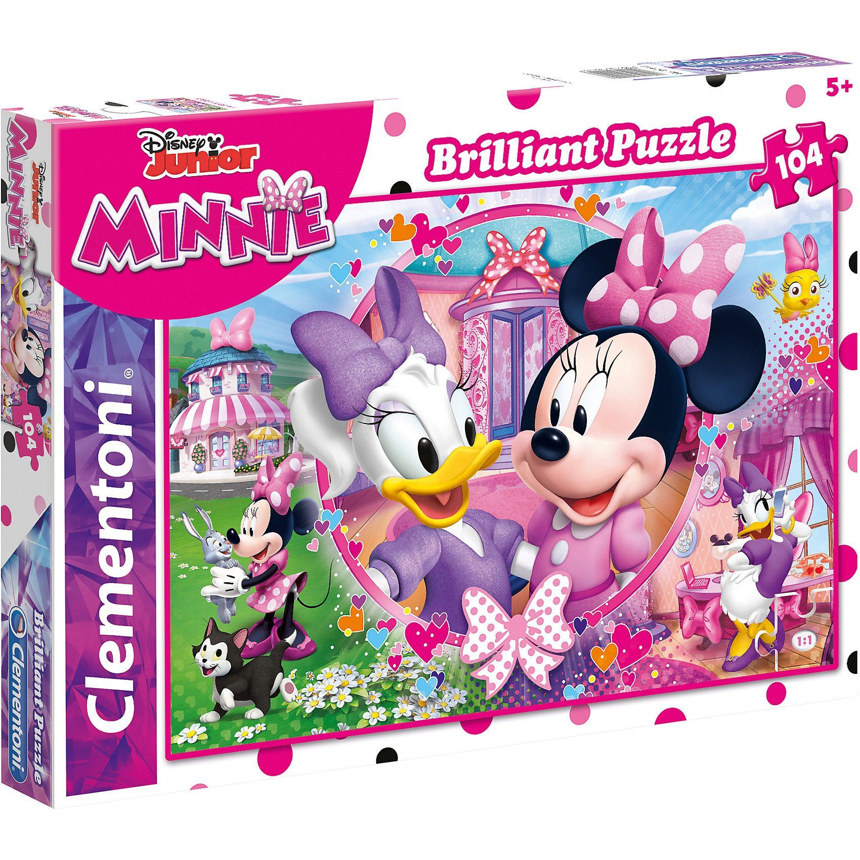 Clementoni® Brilliant Puzzle 104 Teile Minnie & Daisy online kaufen