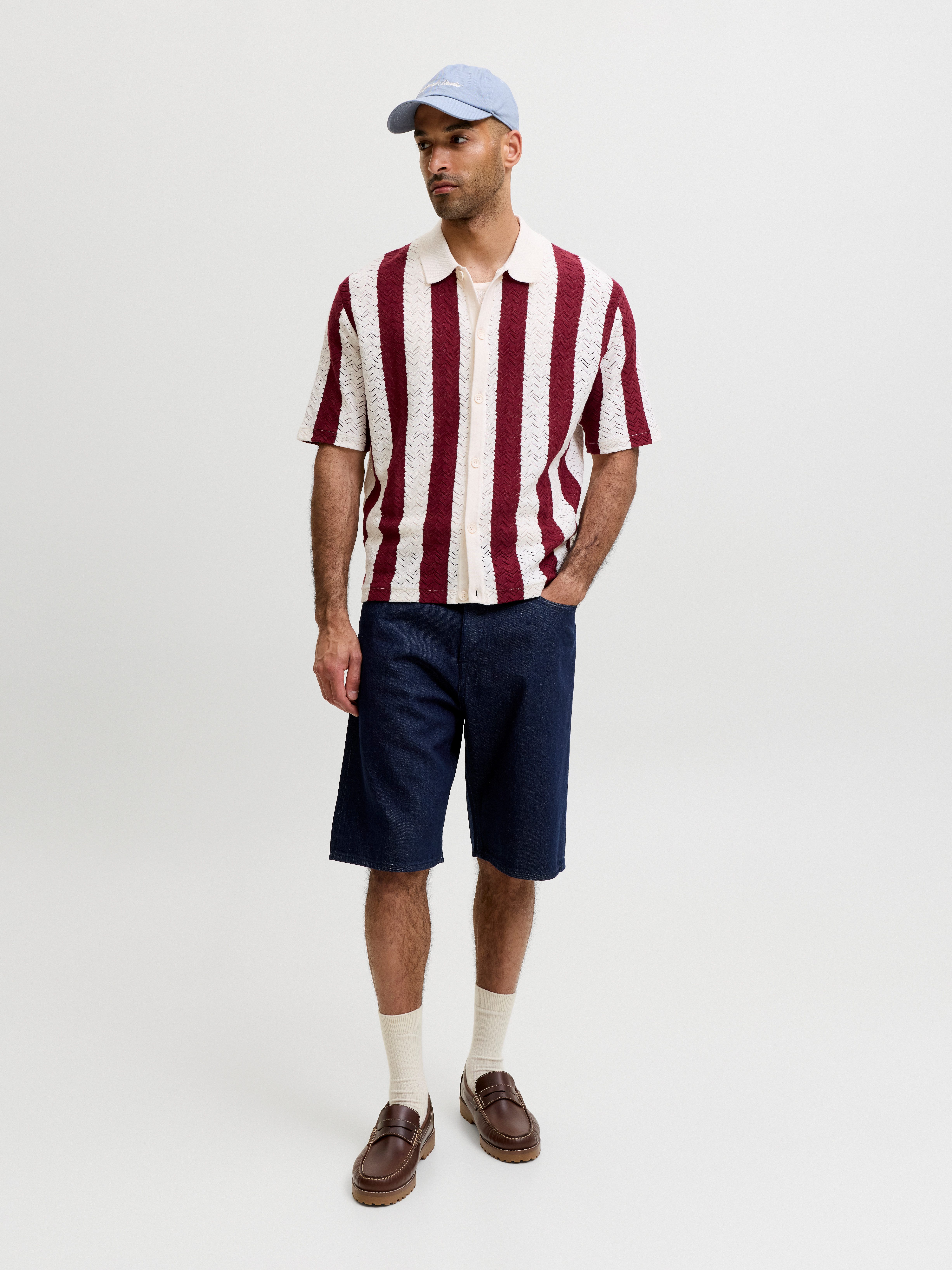 Jack & Jones Jeansshorts JJIALEX JJORIGINAL SHORTS AT 054 ST LN Baumwolle, baggy fit
