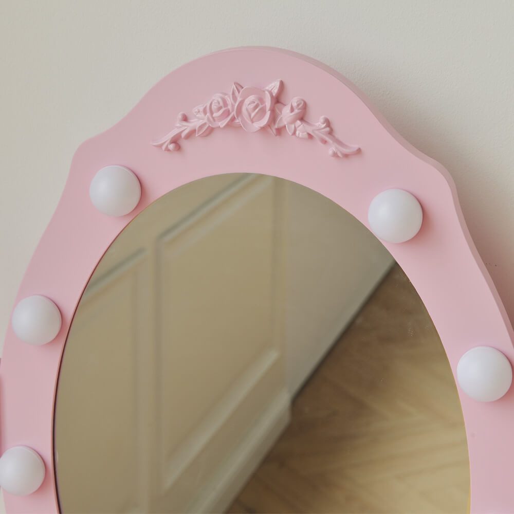 HOME DELUXE Schminktisch ROSY - 149 x 71 x 40 cm  (inkl. Hocker & Spiegel), günstig online kaufen