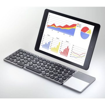 Renkforce FWK-250 Klappbare Bluetooth®-Tastatur mit Tastatur