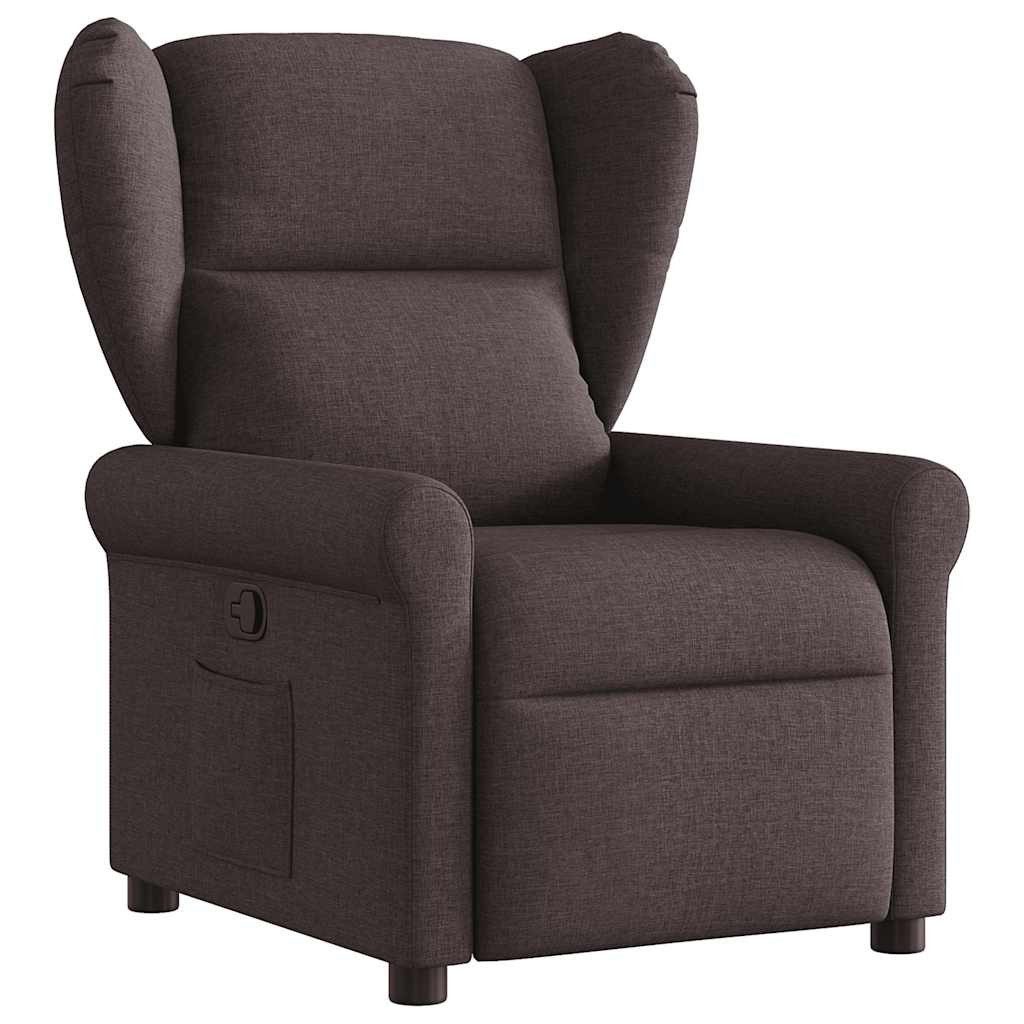 vidaXL Sessel Relaxsessel Dunkelbraun Stoff (1-St) günstig online kaufen
