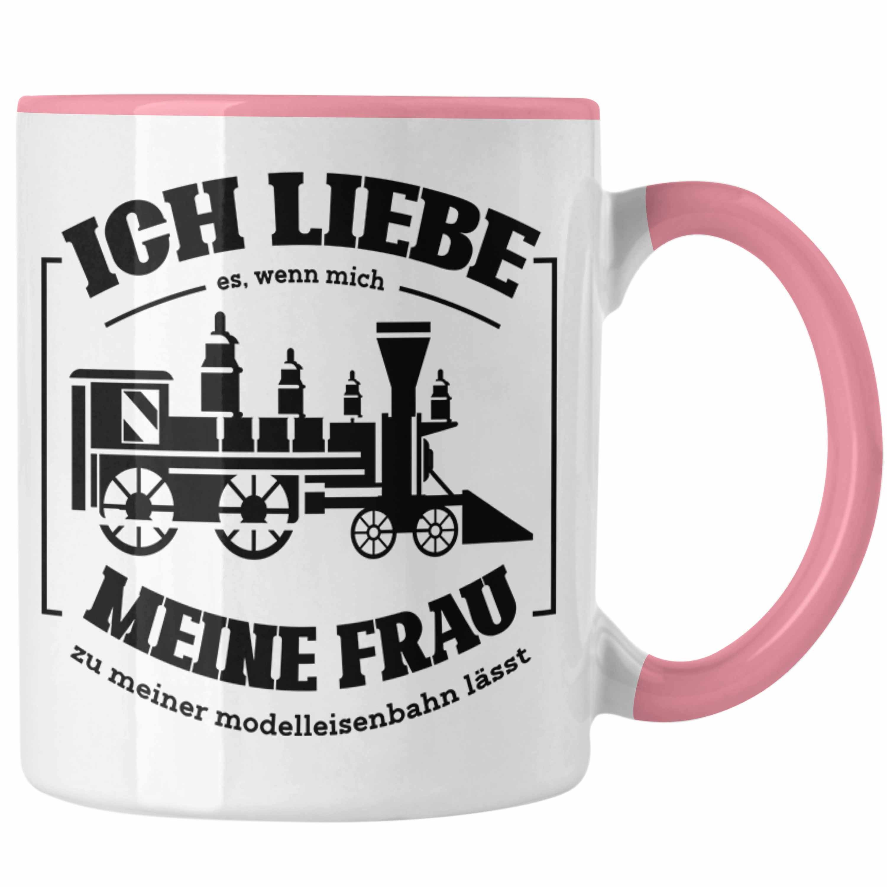 Trendation Tasse Lustige Modelleisenbahn Tasse Geschenk für Eisenbahner