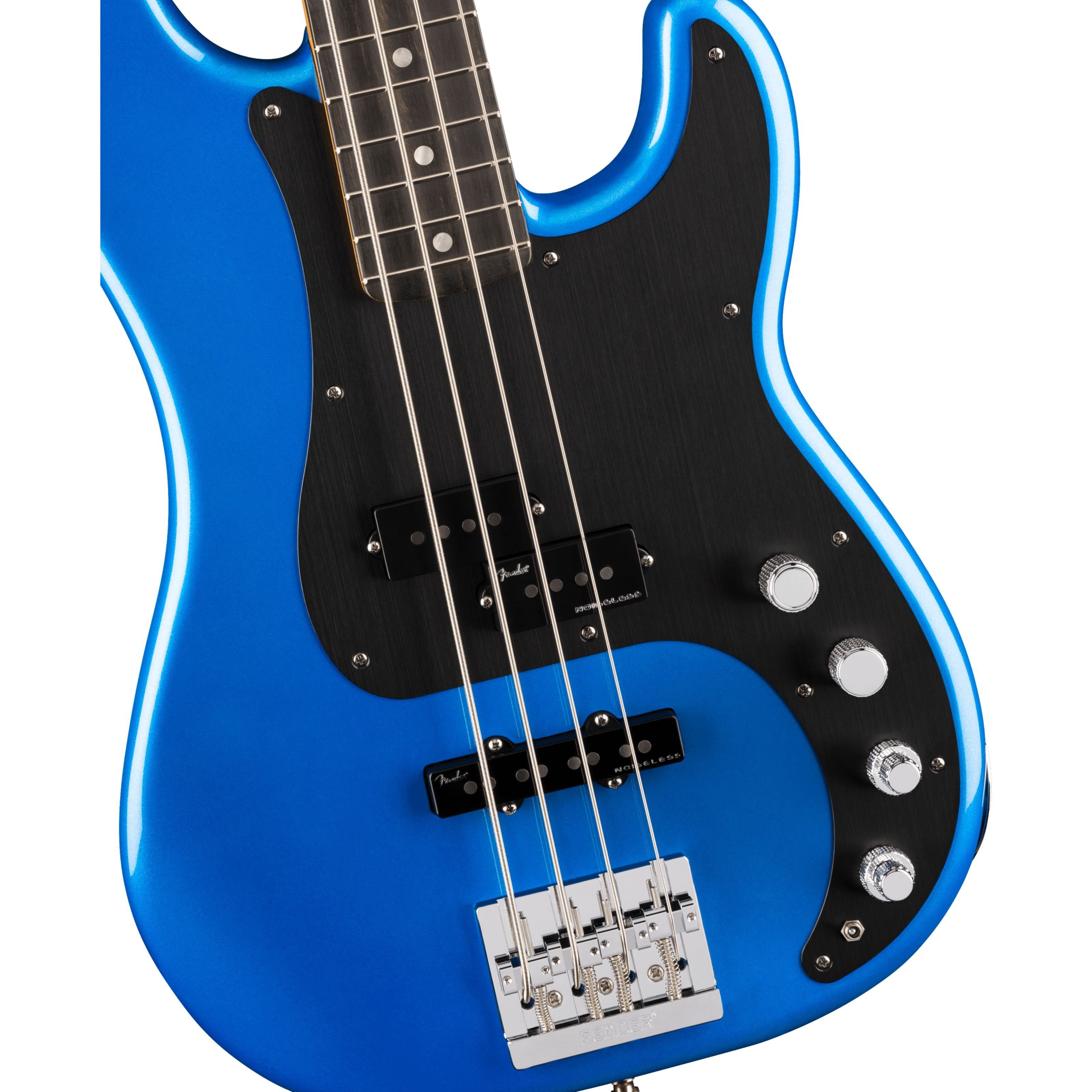 Fender E-Bass, E-Bässe, 4-Saiter E-Bässe, American Ultra II Precision Bass EB Noble Blue - E-Bass