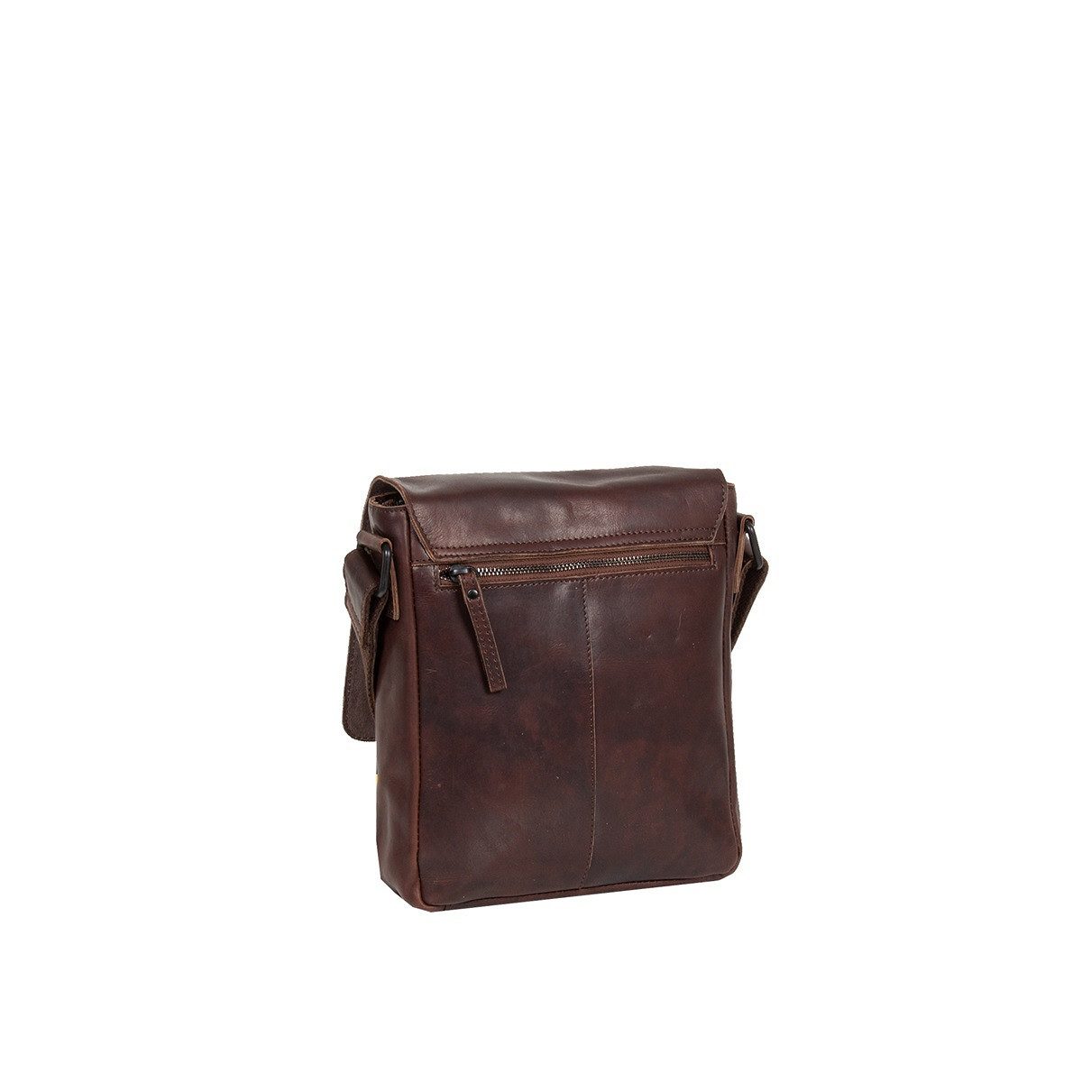 MUSTANG Schultertasche San Marino Umhängetasche Echtleder mit Überschlag und Reißverschluss – Bild 4 von 5