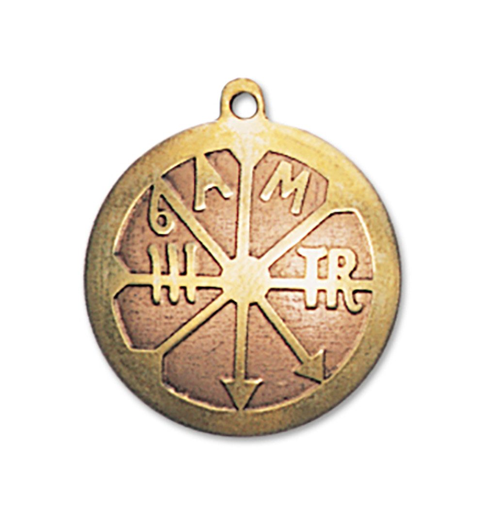 Kettenanhänger magischer Talisman 34 Anhänger Schmuck 27x25mm