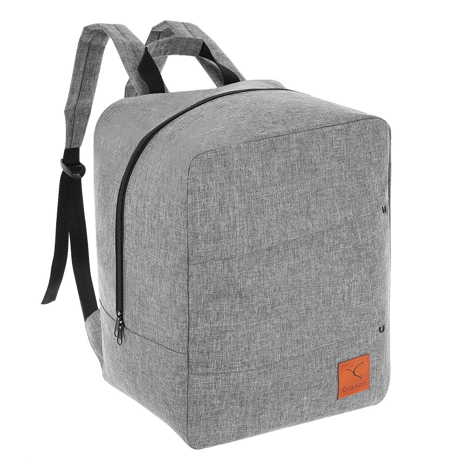 Granori Reiserucksack 40x30x20 cm Handgepäck für Flugzeug – leichtes Platzwunder für Reisen (Advanced Modell), 24 l Fassungsvermögen