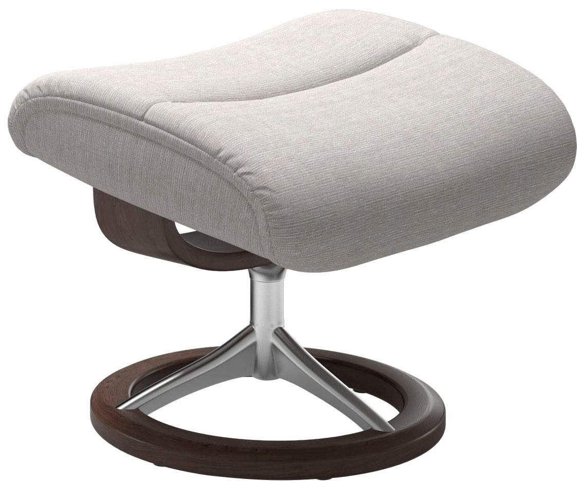 Base, (Set, Relaxsessel Stressless® View Relaxsessel mit Signature Wenge M,Gestell Hocker), mit Größe