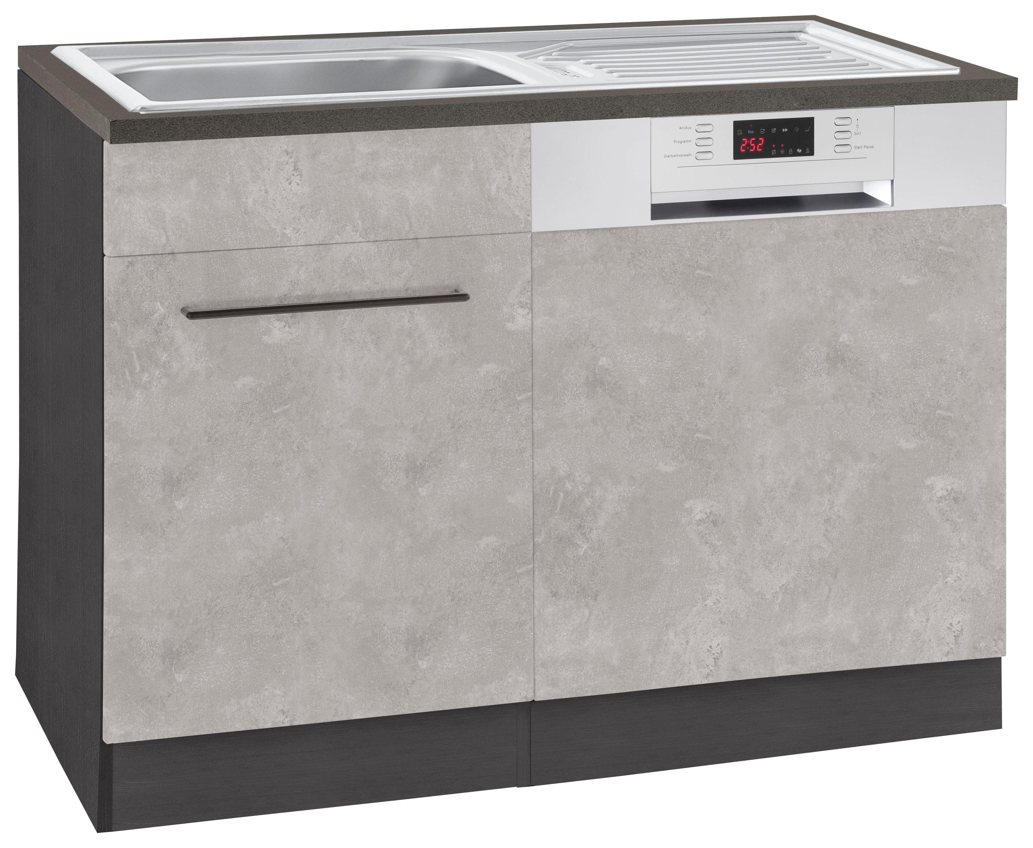 HELD MÖBEL Spülenschrank »Tulsa«, Breite 50 cm, inkl. Tür/Sockel für Geschirrspüler - HELD MÖBEL