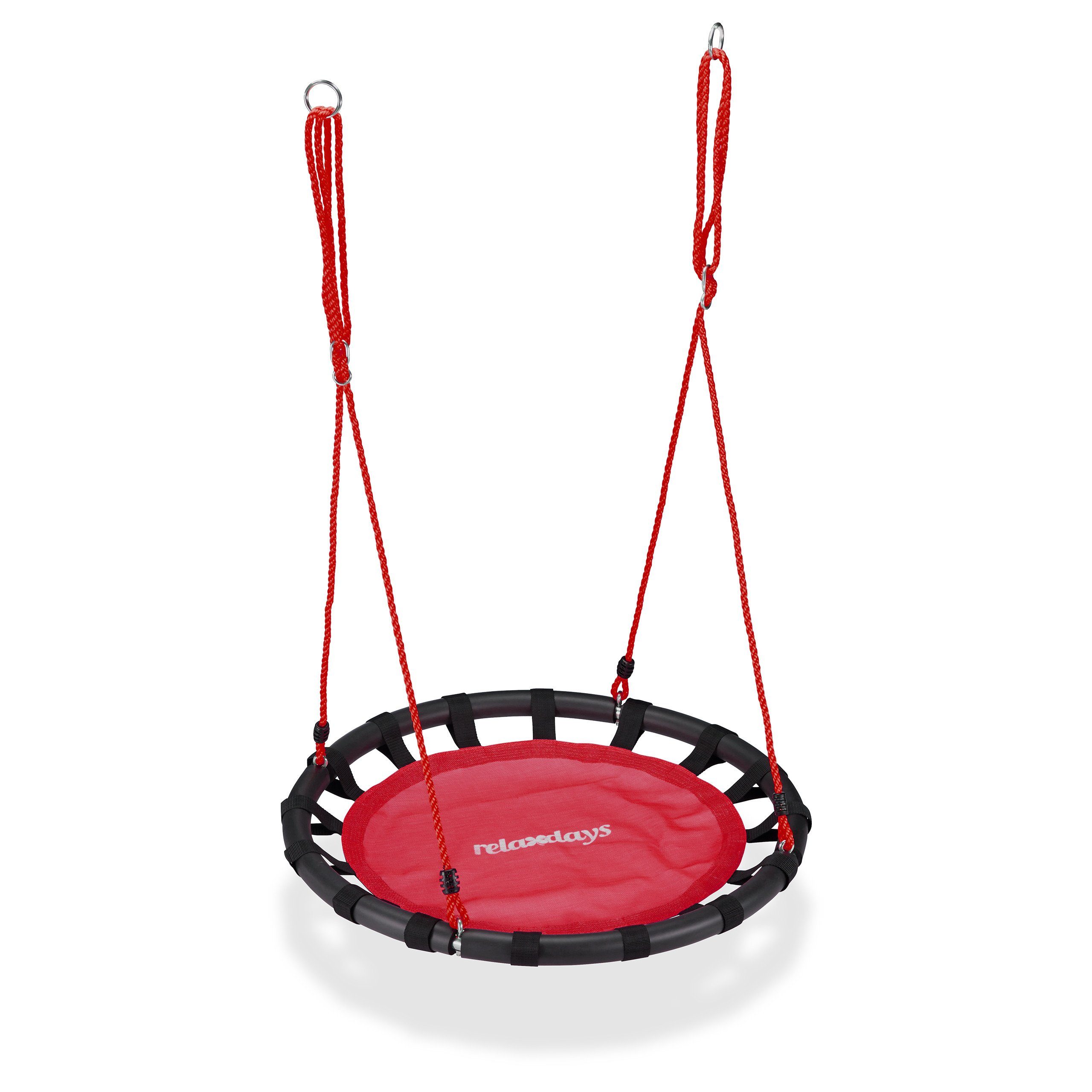 relaxdays Nestschaukel 80cm, Rot günstig online kaufen