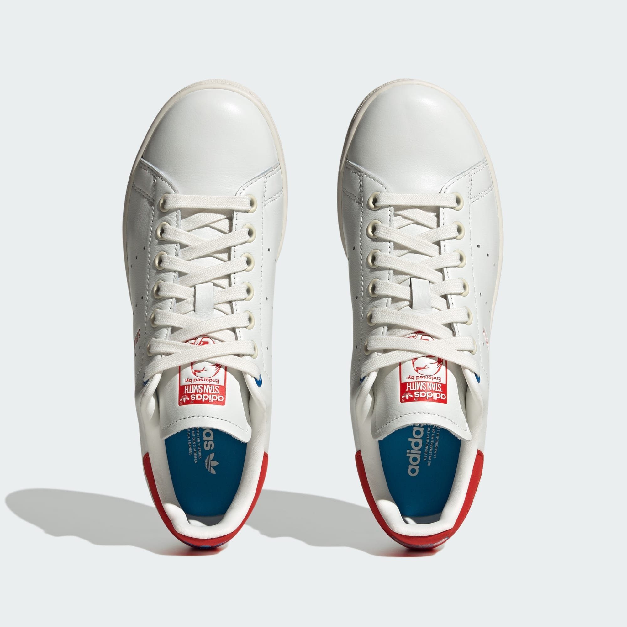 adidas Originals STAN SMITH SCHUH White Sneaker / Blue Bright Core Red 