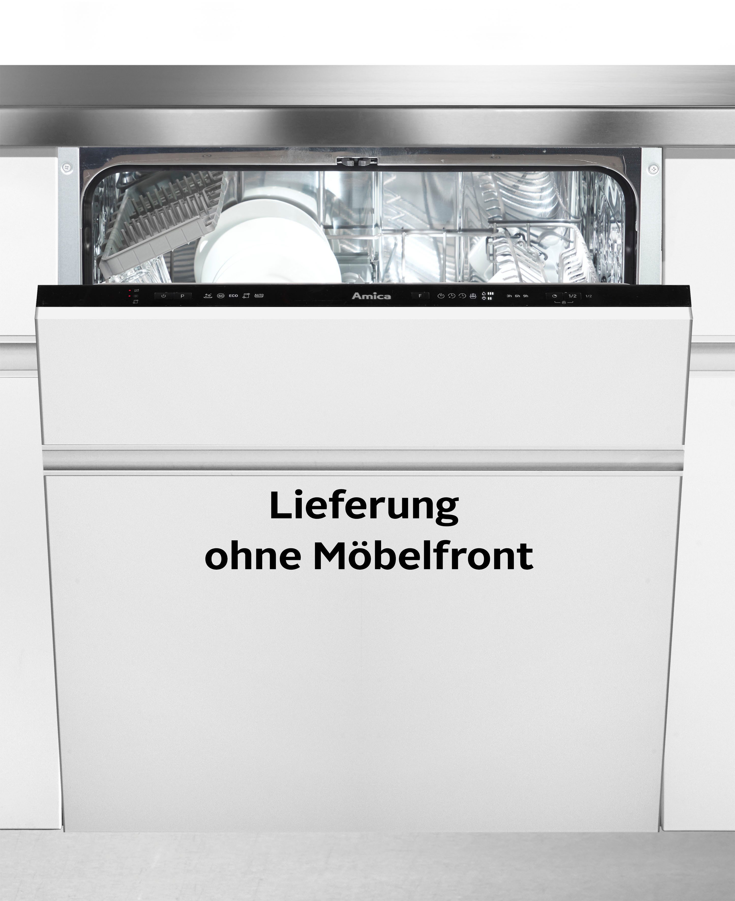 Amica vollintegrierbarer Geschirrspüler EGSPV 597 916, 13 Maßgedecke