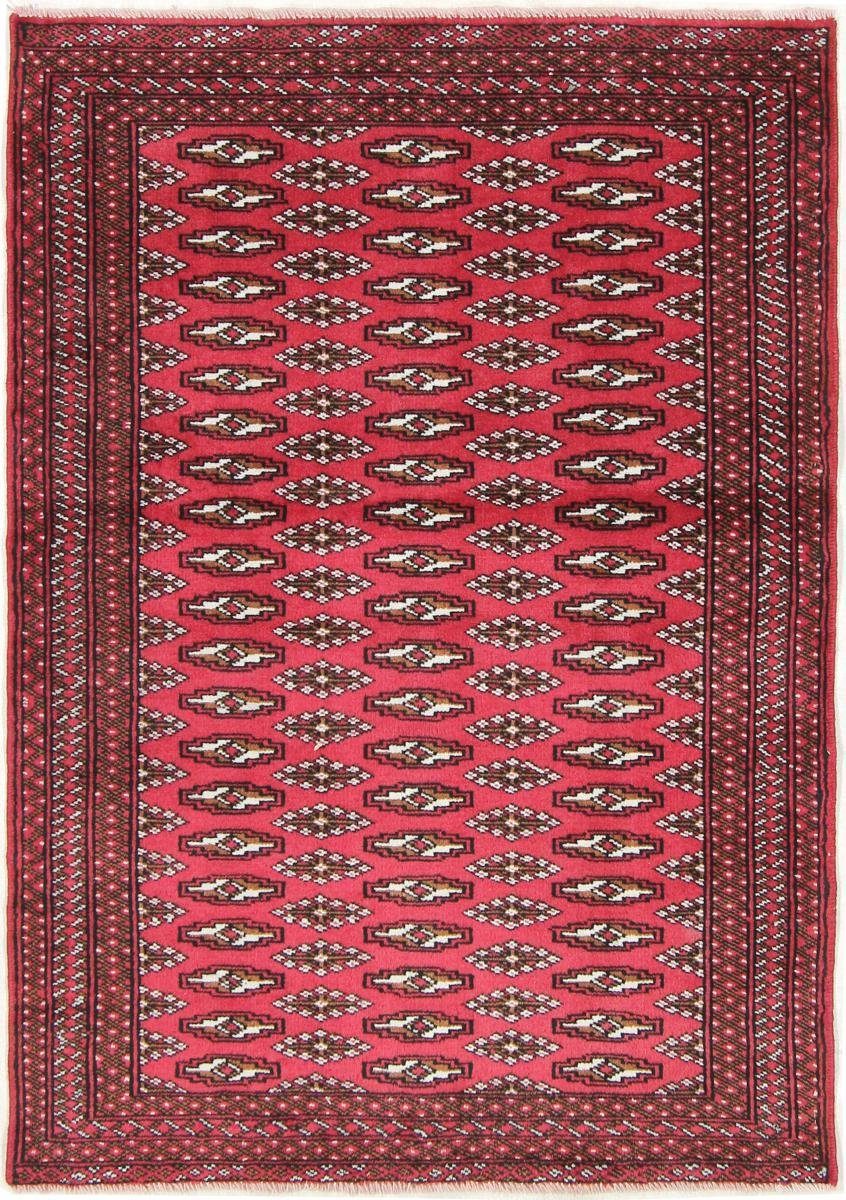 Orientteppich Turkaman 95x136 Handgeknüpfter Orientteppich / Perserteppich, Nain Trading, rechteckig, Höhe: 6 mm