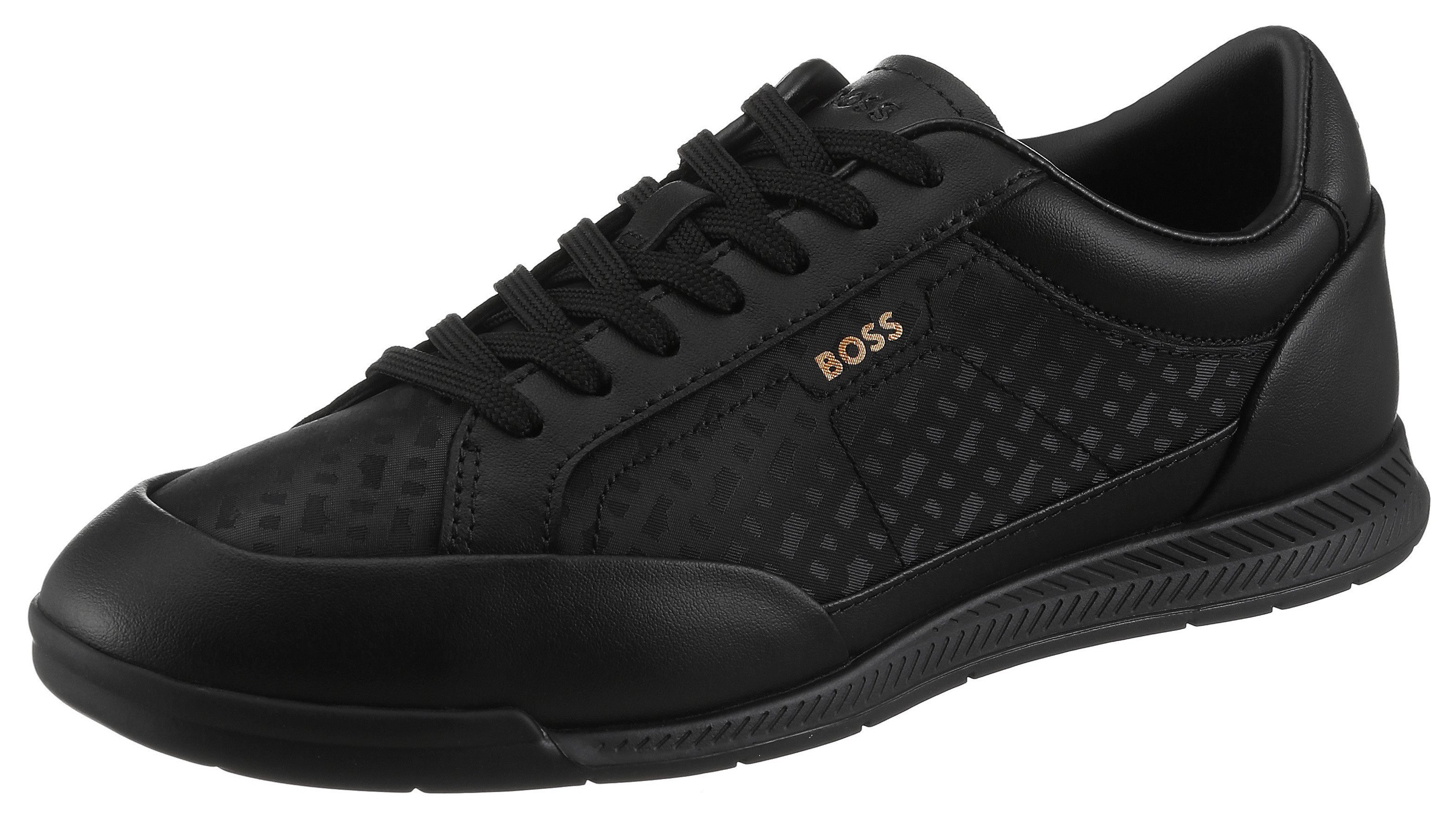 BOSS Nitan Sneaker Schnürschuh, Casual-Sneaker, Halbschuh mit Label