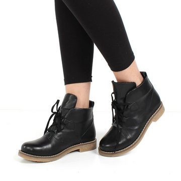 Celal Gültekin 559-30000 Black Boots Schnürstiefel