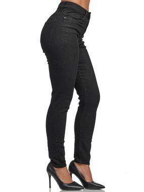 Tazzio High-waist-Jeans F107 Damen Skinny Fit Jeanshose