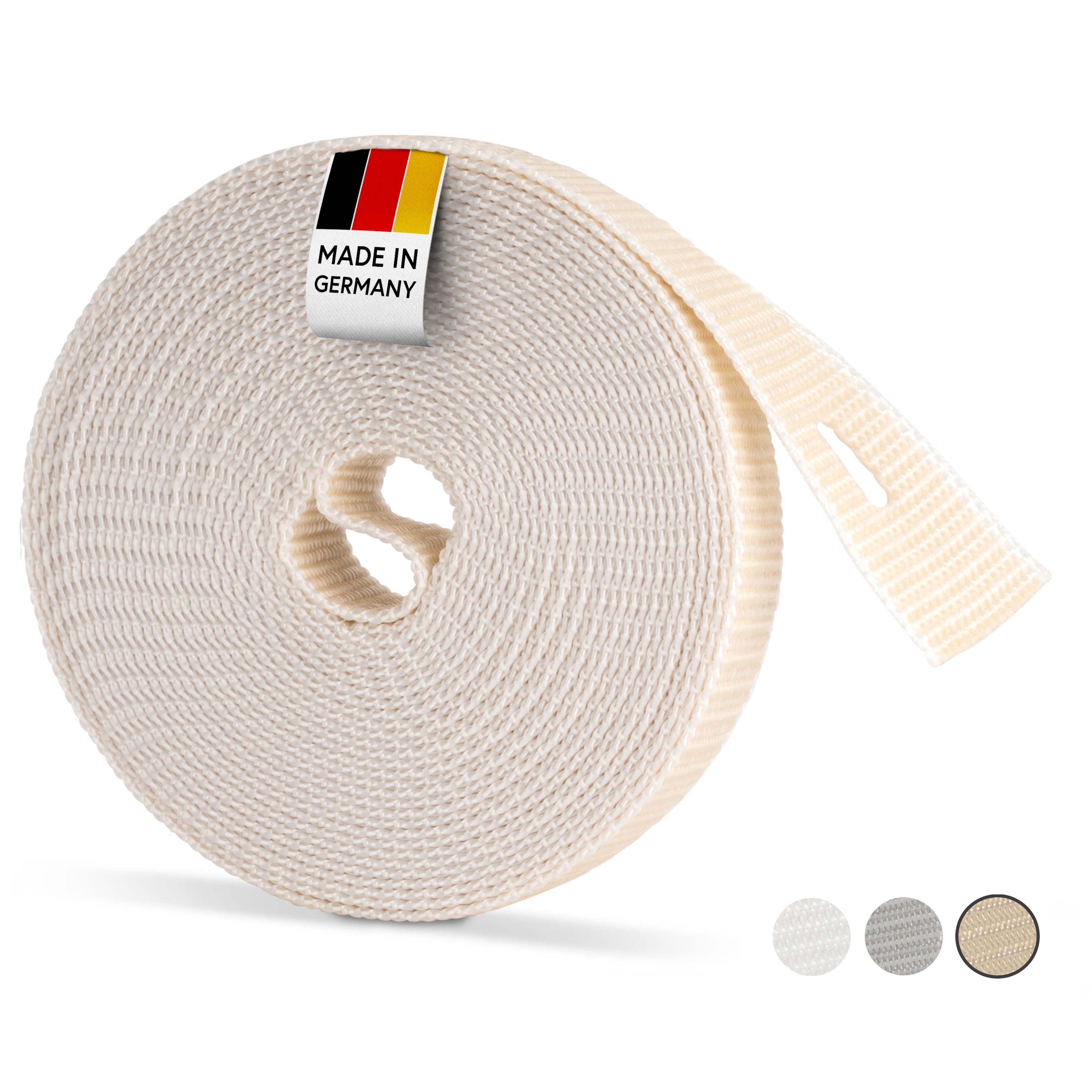 BAUHELD 6m Rollladengurt (14mm 20mm 23mm, [Made in Germany] Rolladengurt an Окно & Двери geeignet), Gurtband für Rolladen Gurtwickler, Abdeckplatte, Abdeckung