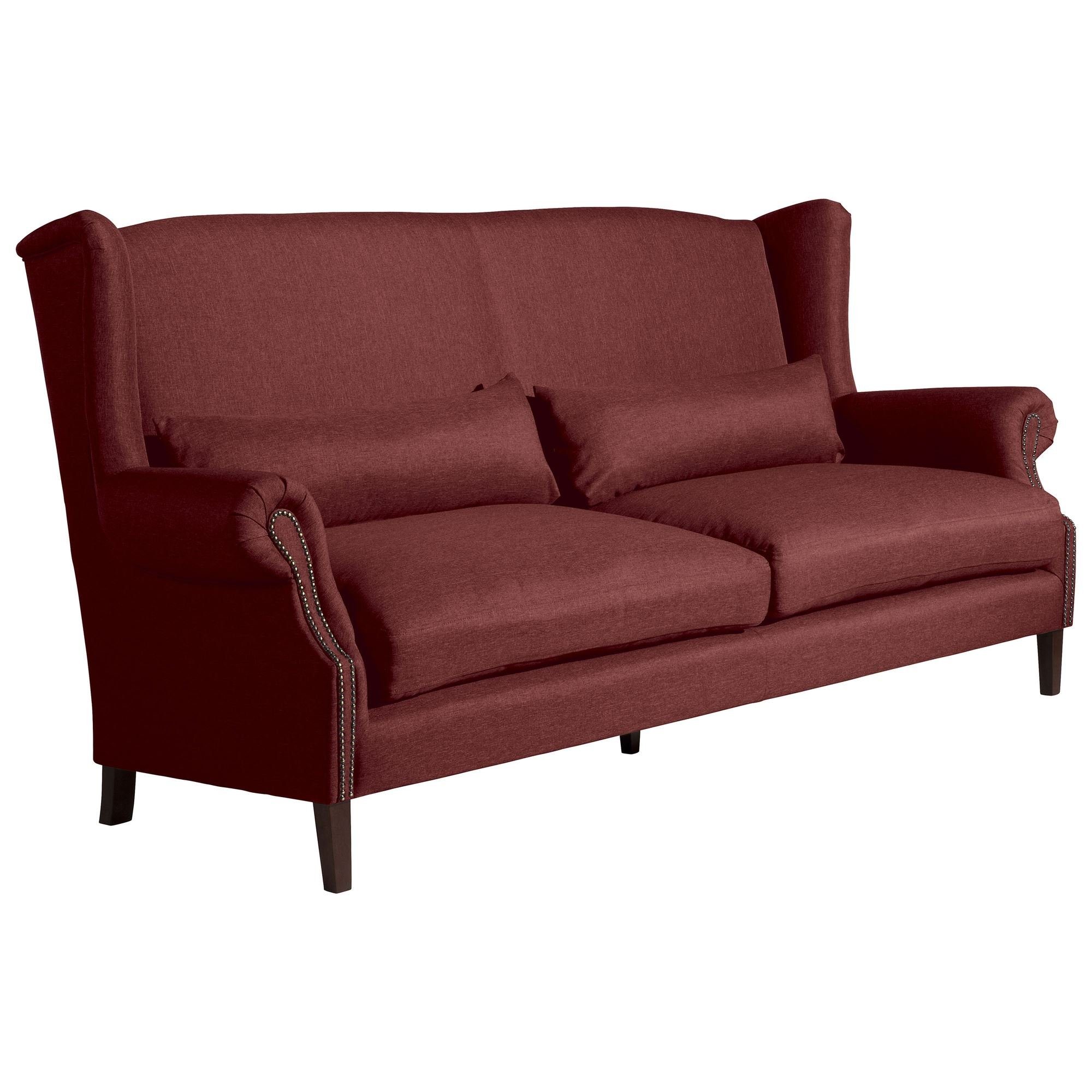 58 aufm Kessel Kostenlosem inkl. Sofa Flachgewebe, verarbeitet,bequemer Teile, (2-geteilt) hochwertig Sitz 1 Versand Kandy Sofa Bezug 3-Sitzer Sparpreis