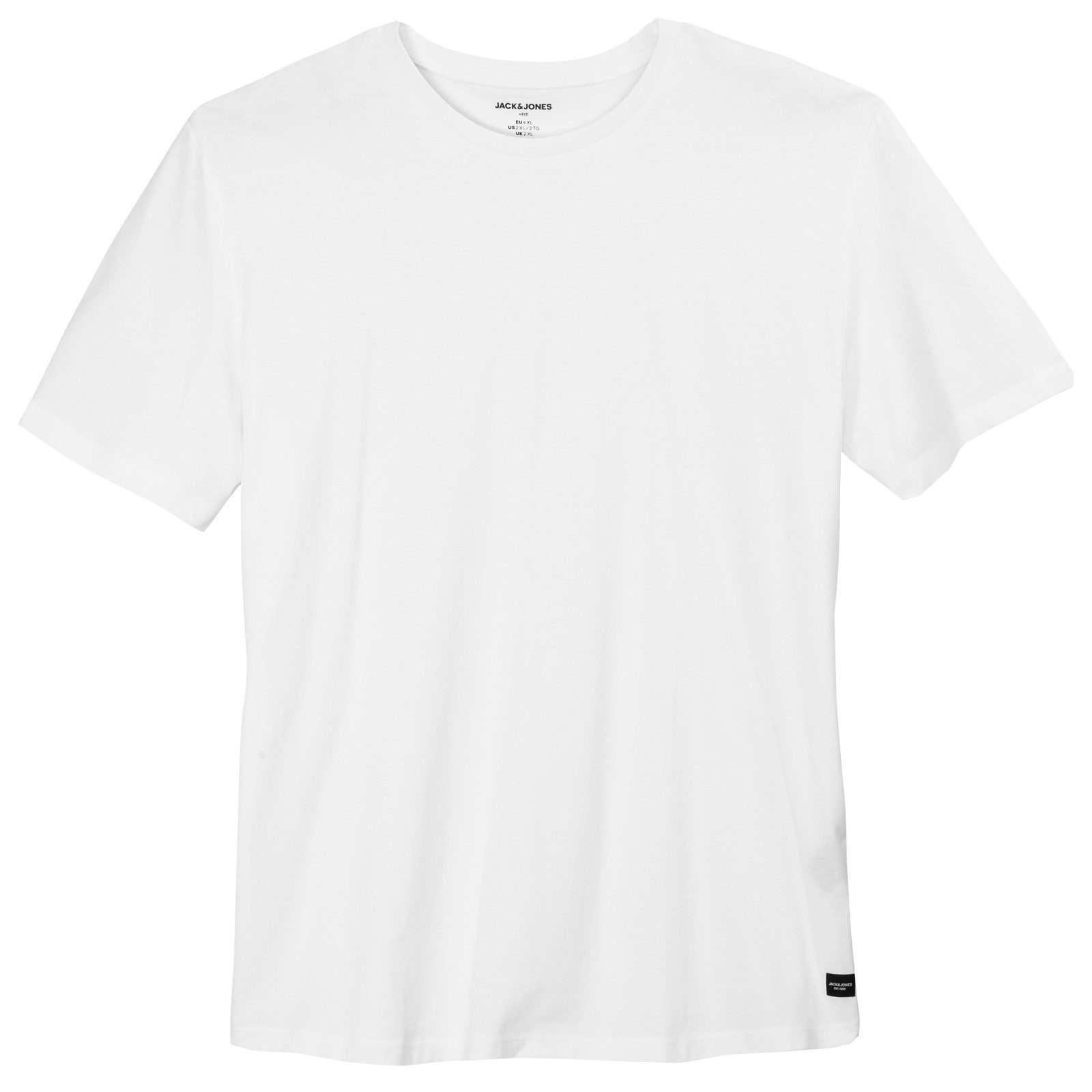 Jack & Jones Rundhalsshirt Jack&Jones Basic T-Shirt XXL weiß JJENOA