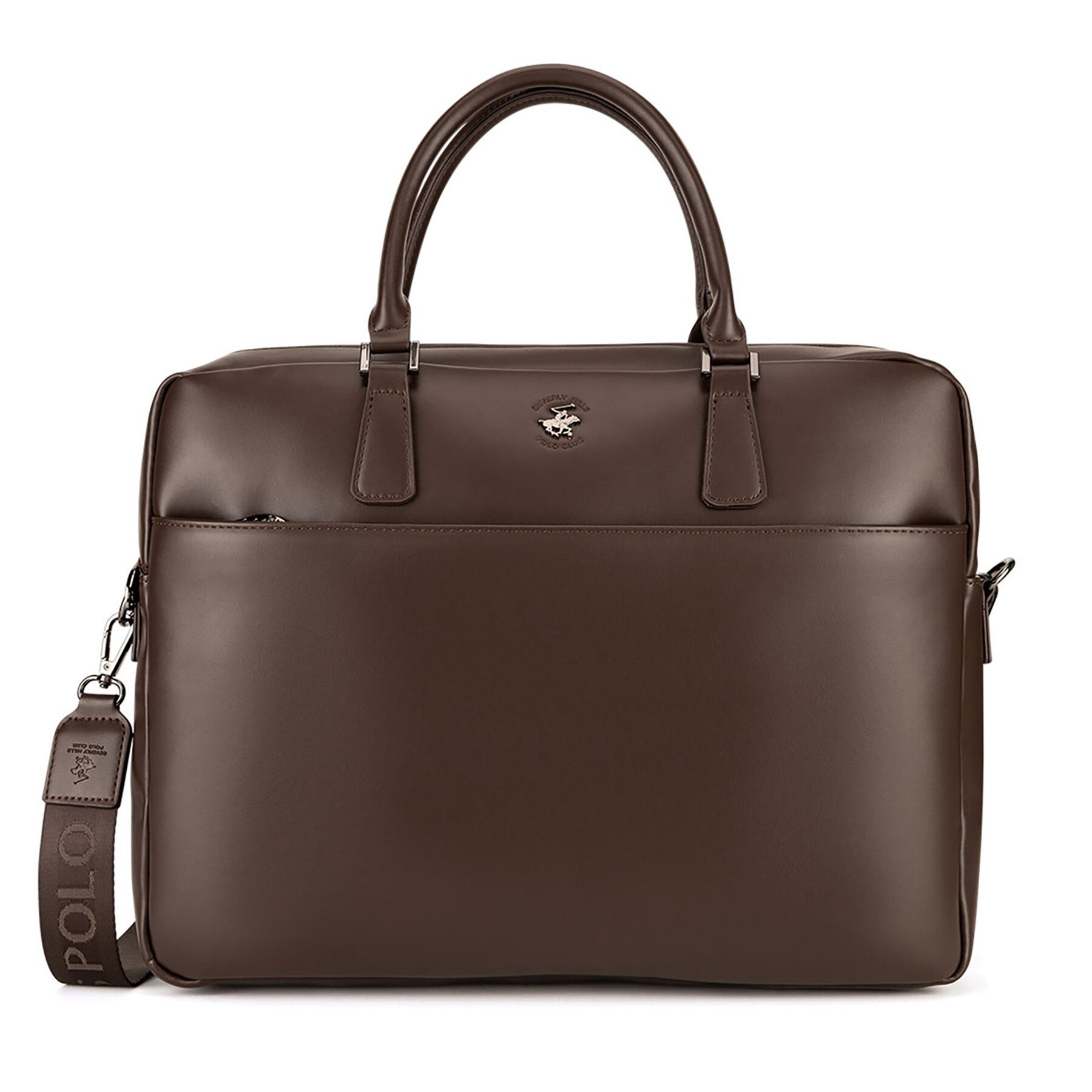BEVERLY HILLS POLO CLUB Laptoptasche Beverly Hills Polo Club Herren-Laptoptasche in Braun