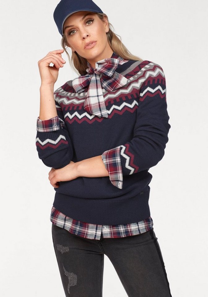 Arizona Jacquardpullover »im Norweger Style« Arizona Jacquardpullover »im Norweger Style«
