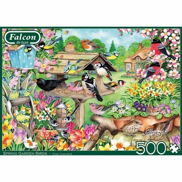Jumbo Spiele Puzzle Falcon Spring Garden Brids 500 Teile, 500 Puzzleteile