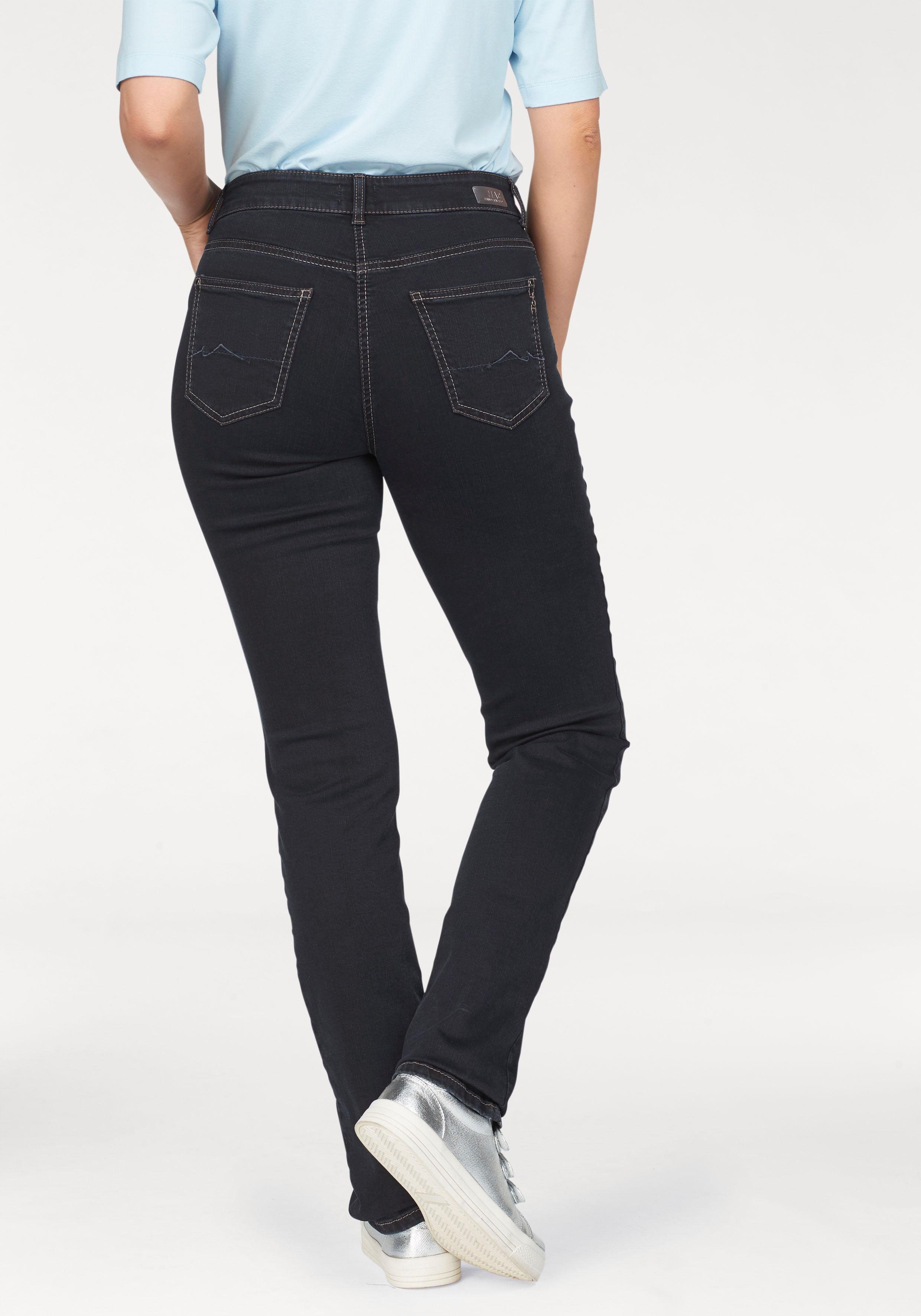 MAC Melanie Stretch Damen Denim Jeans Hose lang blau Gr 36 38