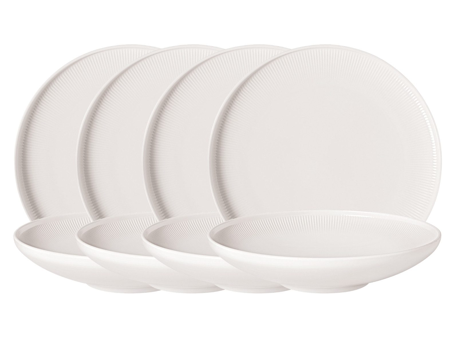 Villeroy & Boch Tafelservice Afina Tafelset 8tlg, Premium Porcelain