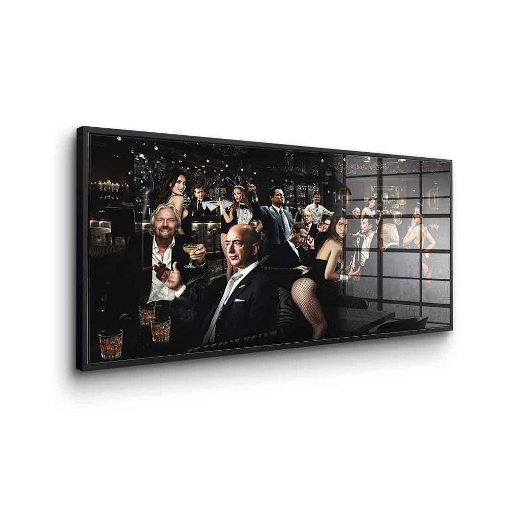 DOTCOMCANVAS® Acrylglasbild, Acrylglasbild, Film und TV, Mensch und Portrait, Panorama, Schwarz