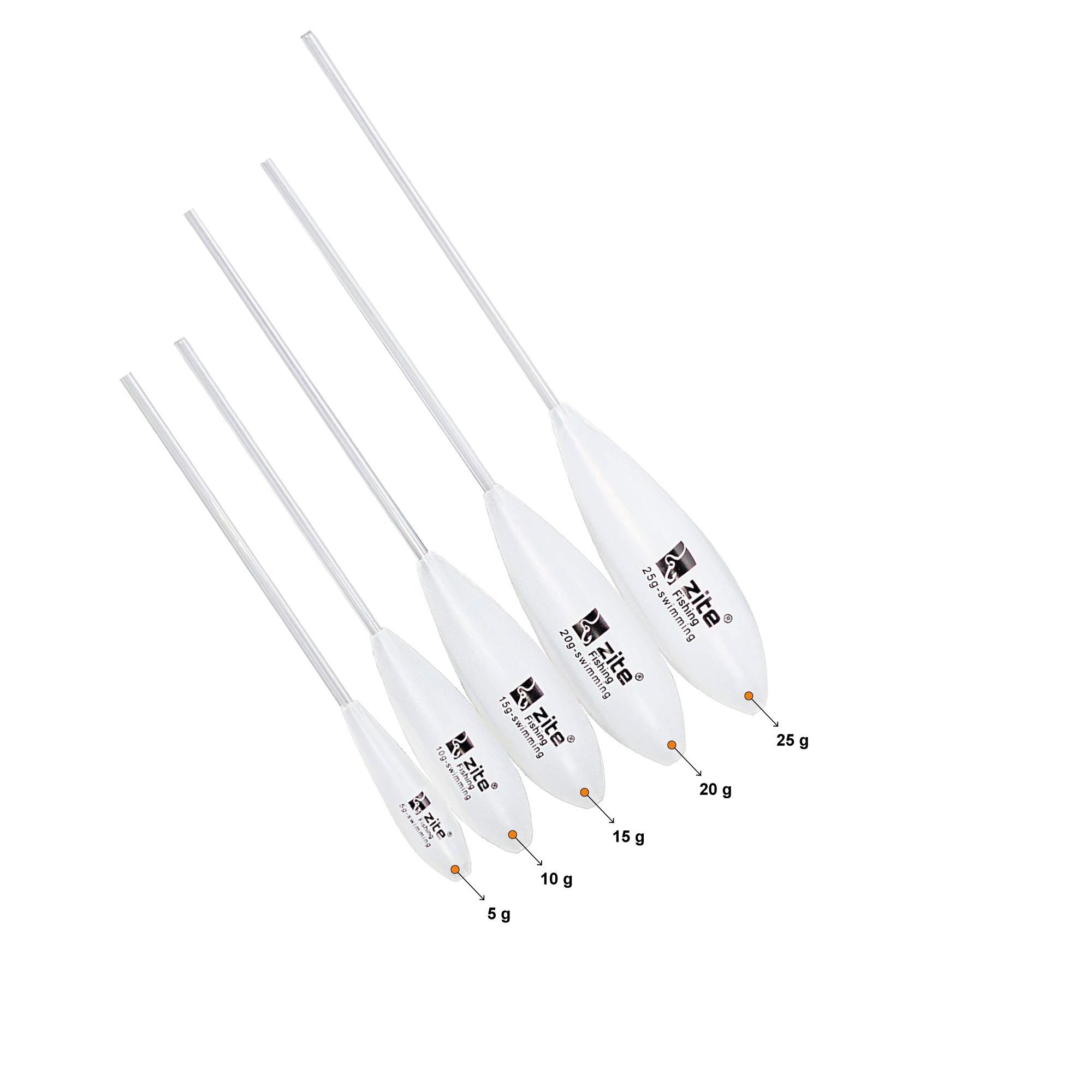 Zite Sbirolino Spirolino-Posen, (Sortiment Schwimmend 5-25g, 5-St), TOP MIT FORELLENPASTE