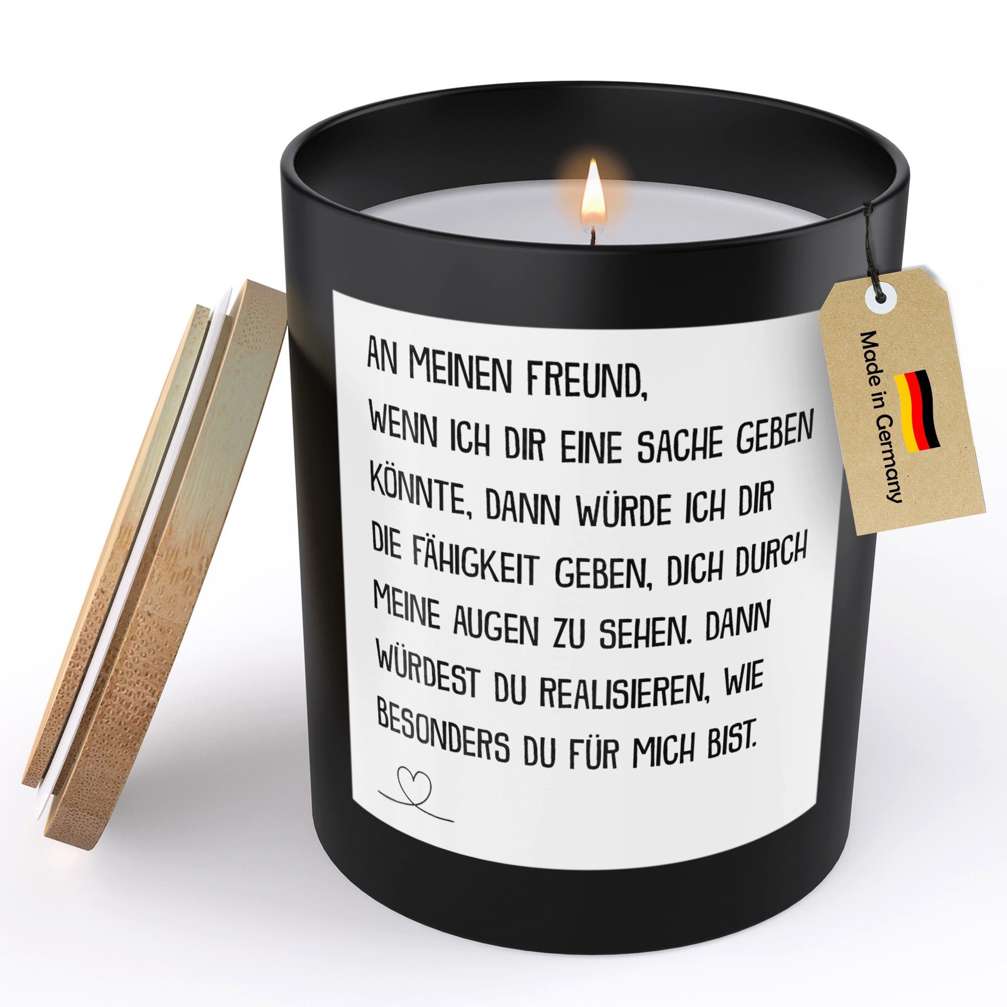 Duftkerze Deko Jahrestag Geschenk Freund Mann Valentinstag Bday Weihnachten