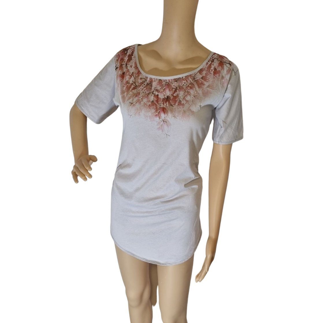 collection Blumenmotiven collection mit fischer 22473 weiß-rosa fischer T-Shirt T-Shirt