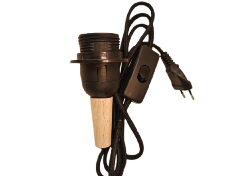 Kit E27 cm) Lampenfassung Stromkabel, für Flaschenadapter AMBIENTE-LEBENSART.DE Flaschen (150