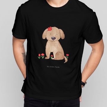 Mr. & Mrs. Panda T-Shirt Hund Hundedame - Schwarz - Geschenk, Sprüche, Hundemotiv, Lustiges T- (1-tlg)