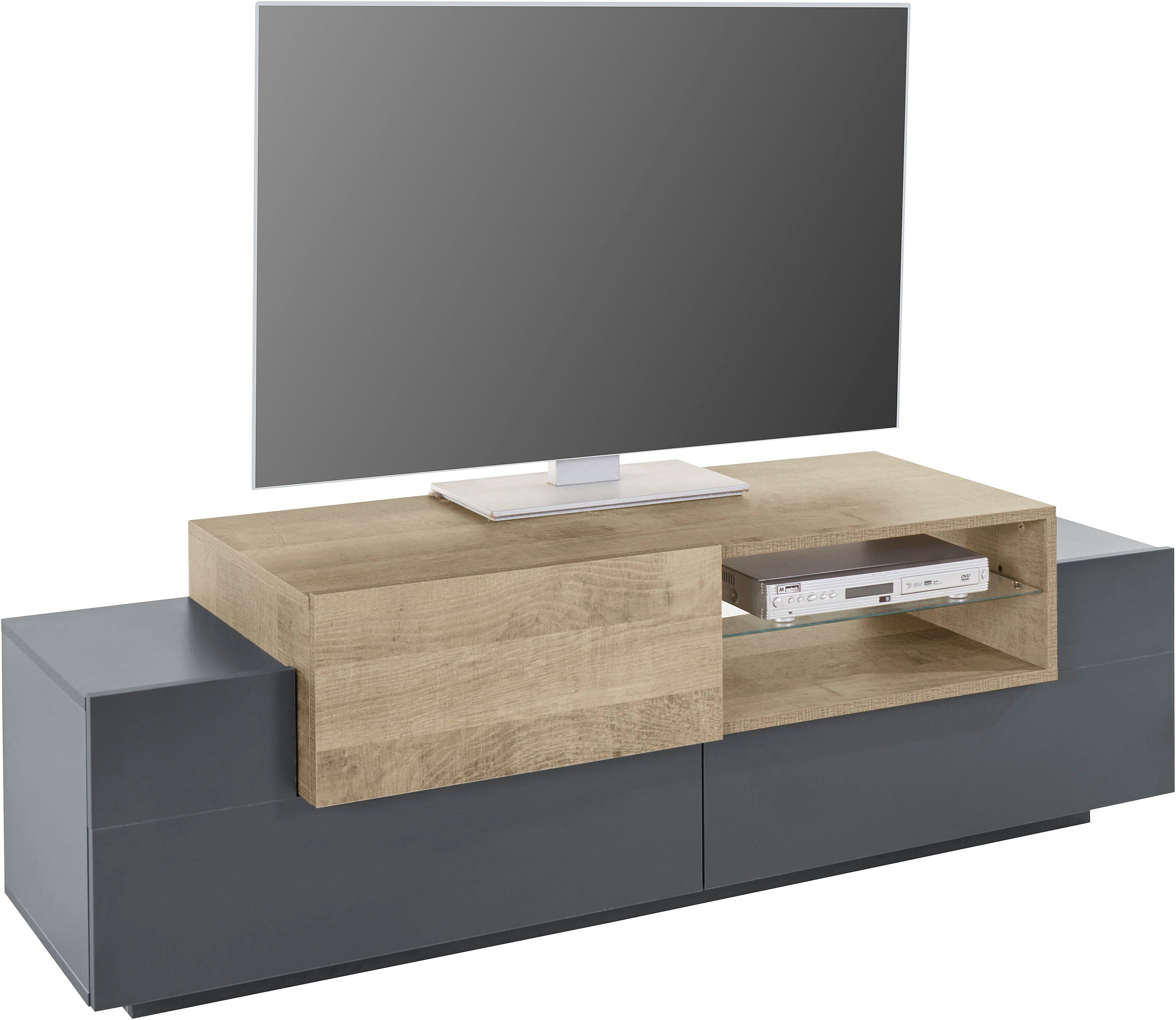 INOSIGN Lowboard "Coro,Lowboard,TV-Kommode,TV-Möbel,TV-Bank", mit 2 Klappen günstig online kaufen
