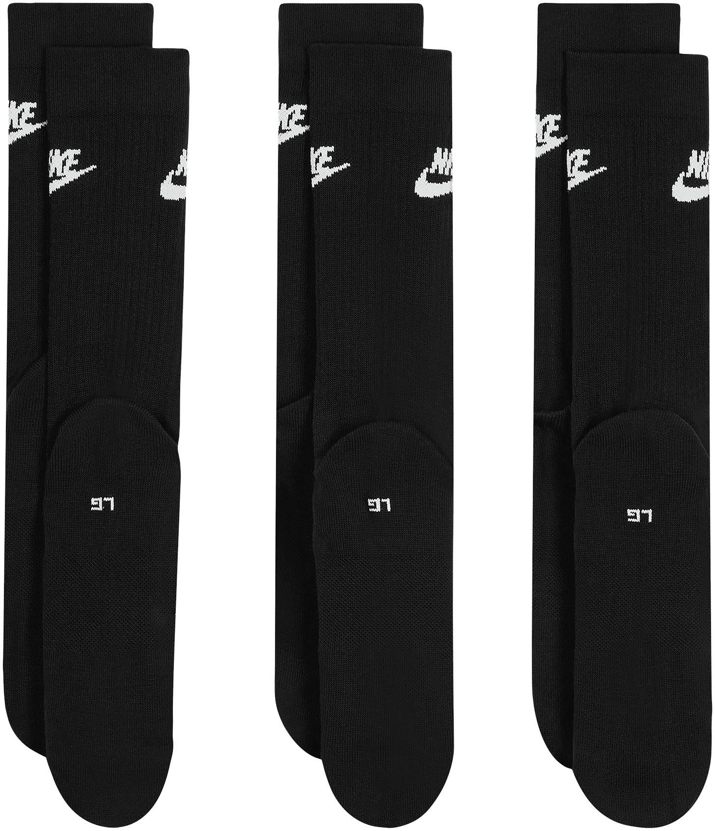 (Set, SOCKS Nike Sportsocken 3-Paar) Sportswear schwarz ESSENTIAL EVERYDAY CREW