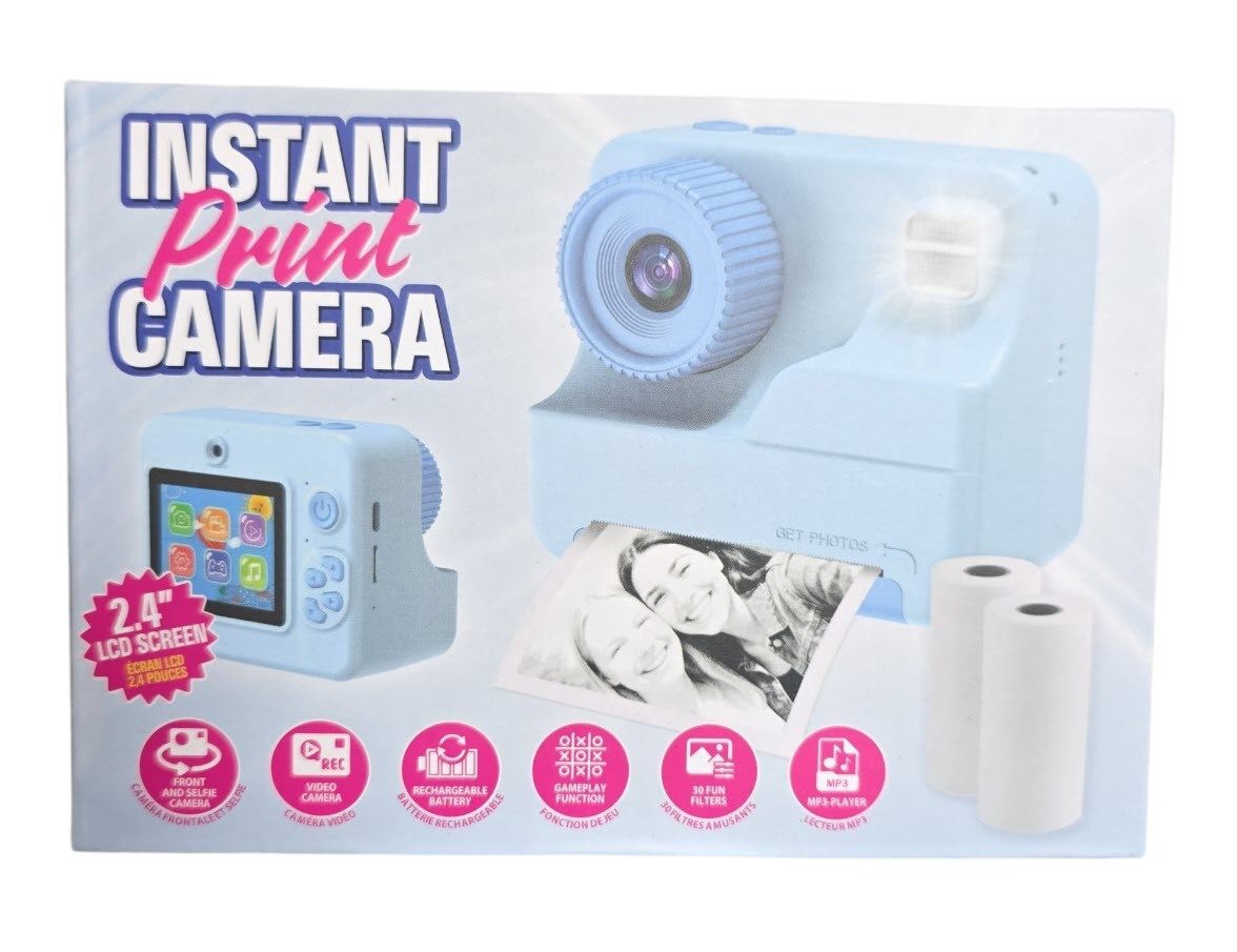 Spectrum Dual Kamera Sofortdrucker Instant Print Camera Sofortbildkamera (12 MP)