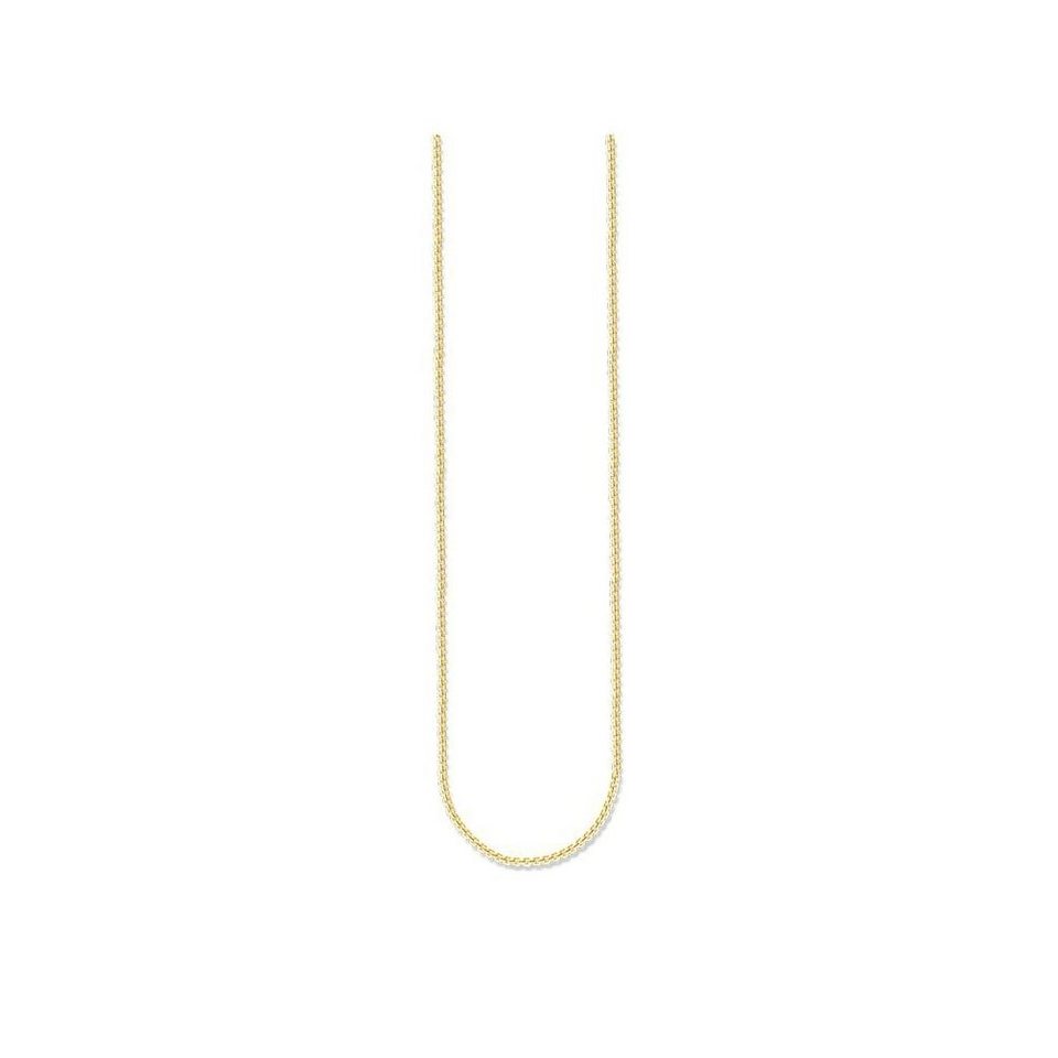 THOMAS SABO Kette ohne Anhänger KE1106-413-12 Halskette Venezia  Sterling-Silber Vergoldet 90 cm