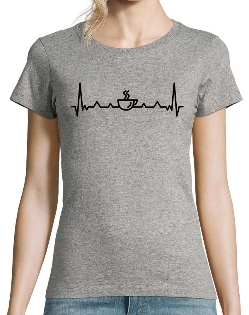 Youth Designz T-Shirt Herzschlag Kaffee Damen günstig online kaufen