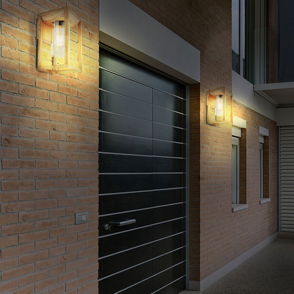 Außen-Wandleuchte, Beleuchtung Hauswand nicht Wandlampe Leuchtmittel etc-shop Außenwandlampe inklusive,