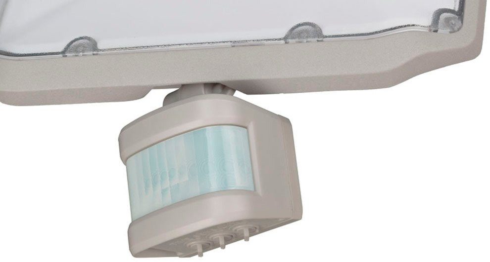 PIR, integriert, Brennenstuhl 1050 Bewegungsmelder Warmweiß, Außen-Wandleuchte mit Bewegungsmelder, LED AL LED fest mit