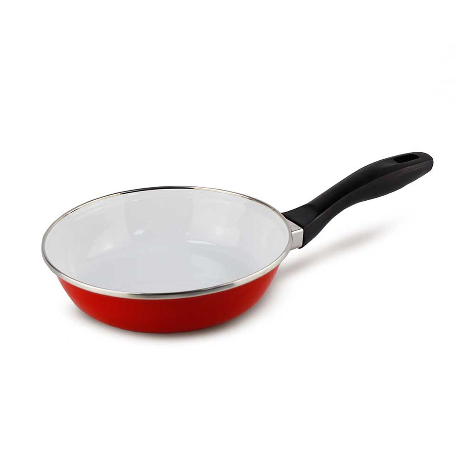 Neuetischkultur Bratpfanne Bratpfanne Metallic Red 28 cm, Stahl (1-tlg., 1 Bratpfanne ohne Deckel)