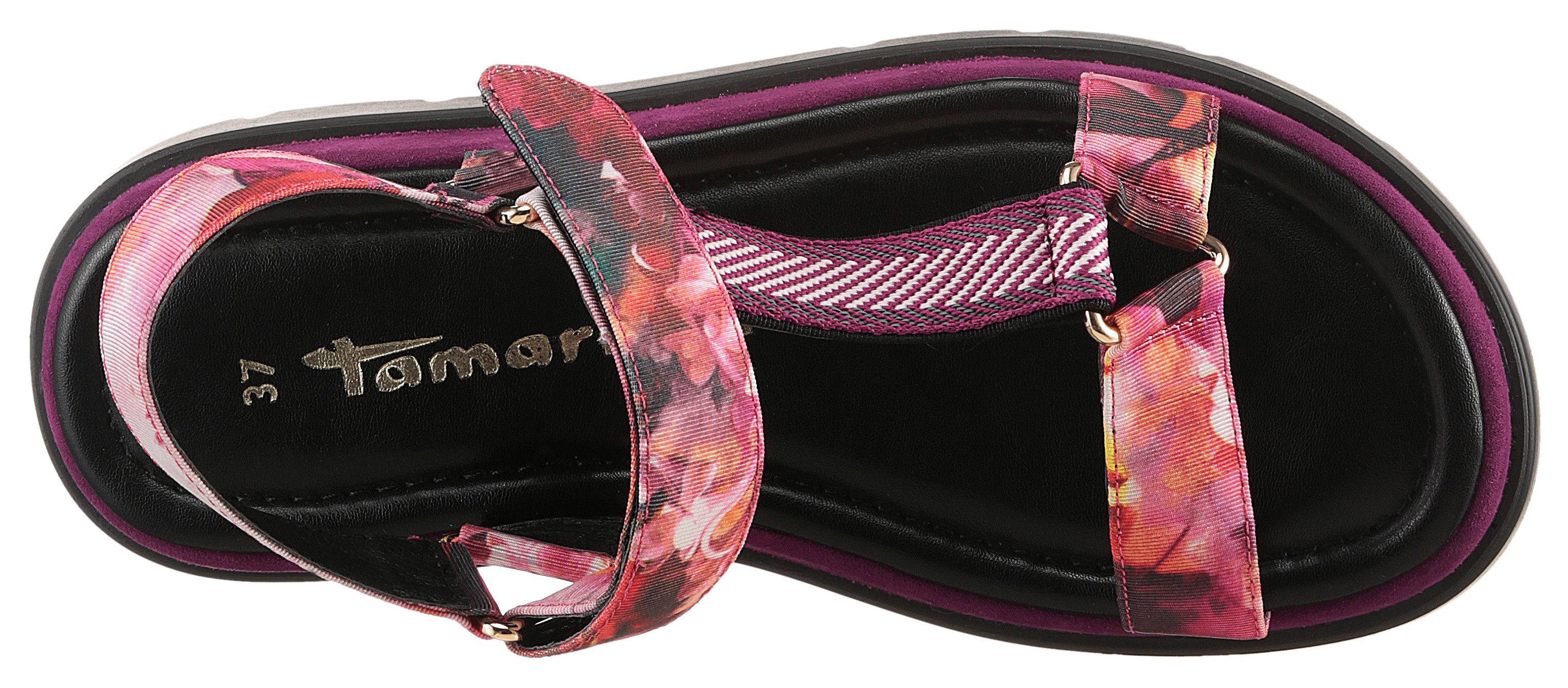 Tamaris Riemchensandale, Plateau, Sommerschuh, Sandalette mit Touch It-Ausstattung